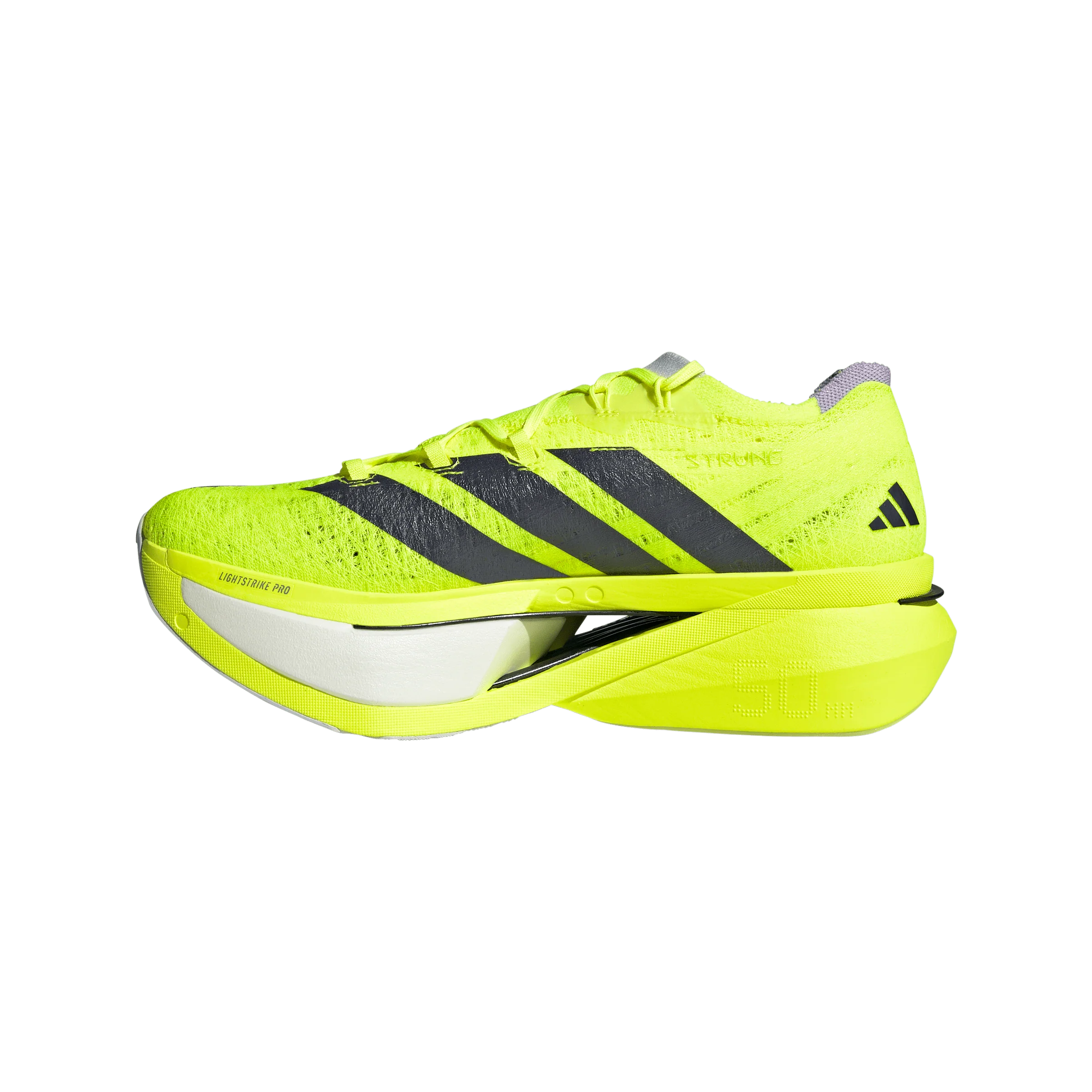 Adidas Mens Adizero Prime X3 Strung - Solar Yellow/Solar Yellow/Solar Yellow - Neutral - SS26 - Image 4