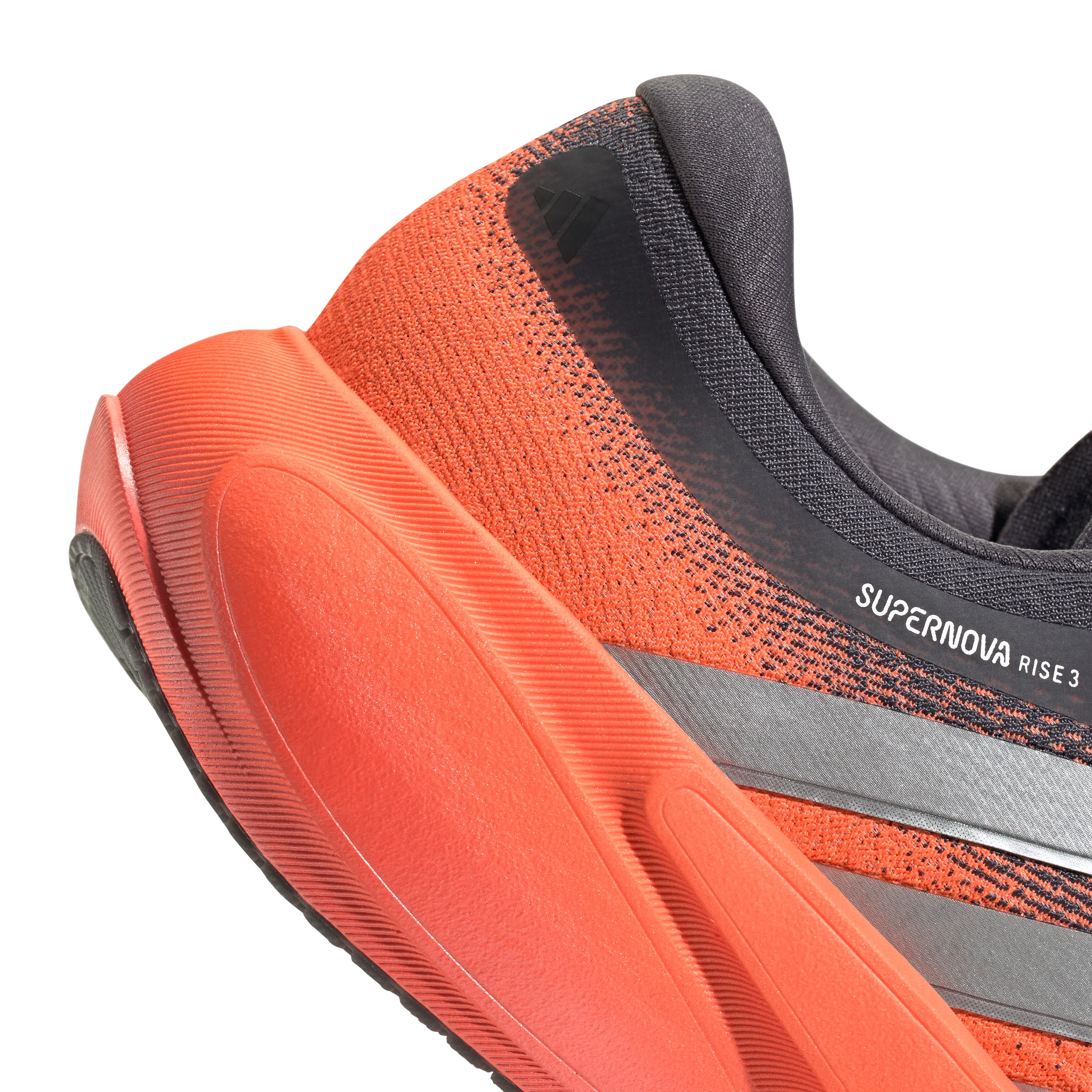 Adidas Mens Supernova Rise 3 - Aurora Onix/Silver Metallic/Lucid Orange - Neutral - SS26 - Image 7