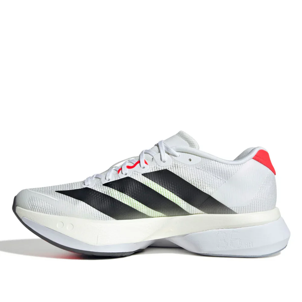 Adidas Womens Adizero Boston 13 - Footwear White/Core Black/Lucid Red - Neutral - AW25 - Image 3
