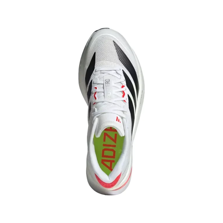 Adidas Womens Adizero Boston 13 - Footwear White/Core Black/Lucid Red - Neutral - AW25 - Image 4