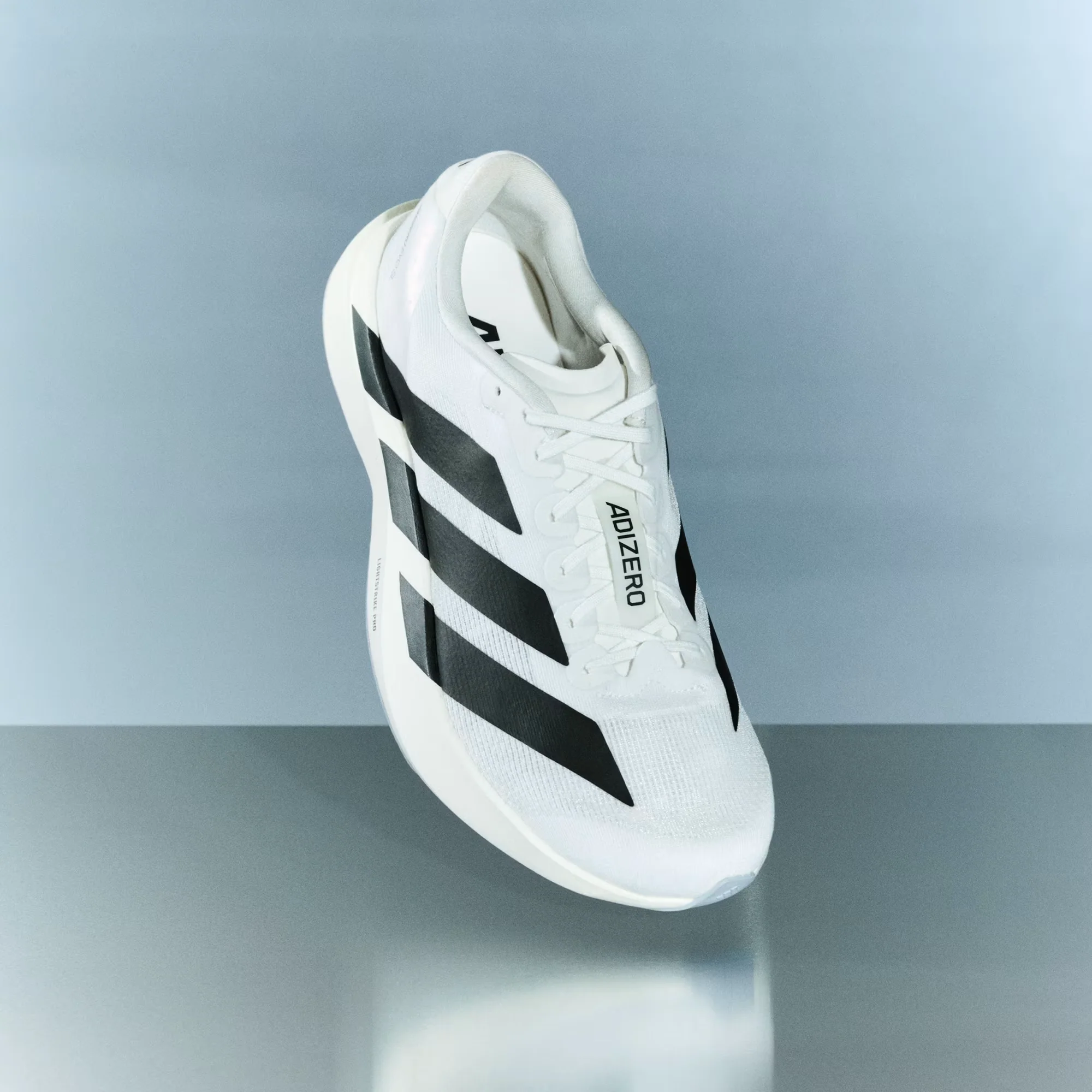 Adidas Womens Adizero Evo SL - Cloud White/Core Black/Cloud White - Neutral - AW25 - Image 4
