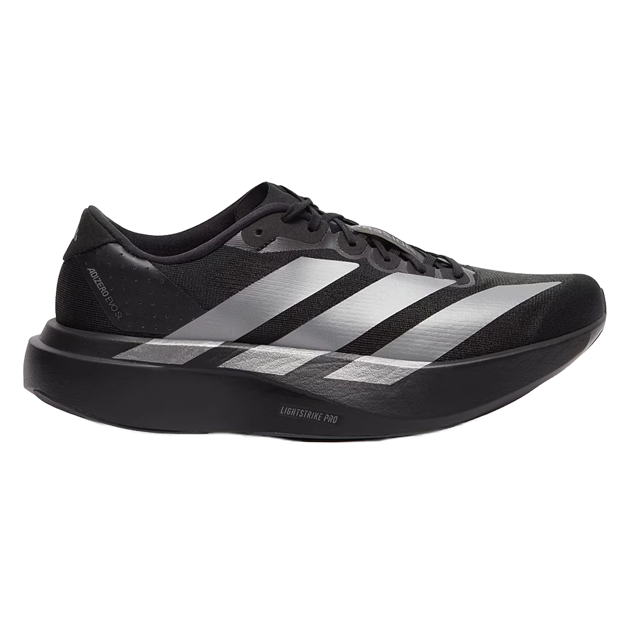 Adidas Womens Adizero Evo SL Woven - Core Black/Silver Metallic/Carbon - Neutral - SS26