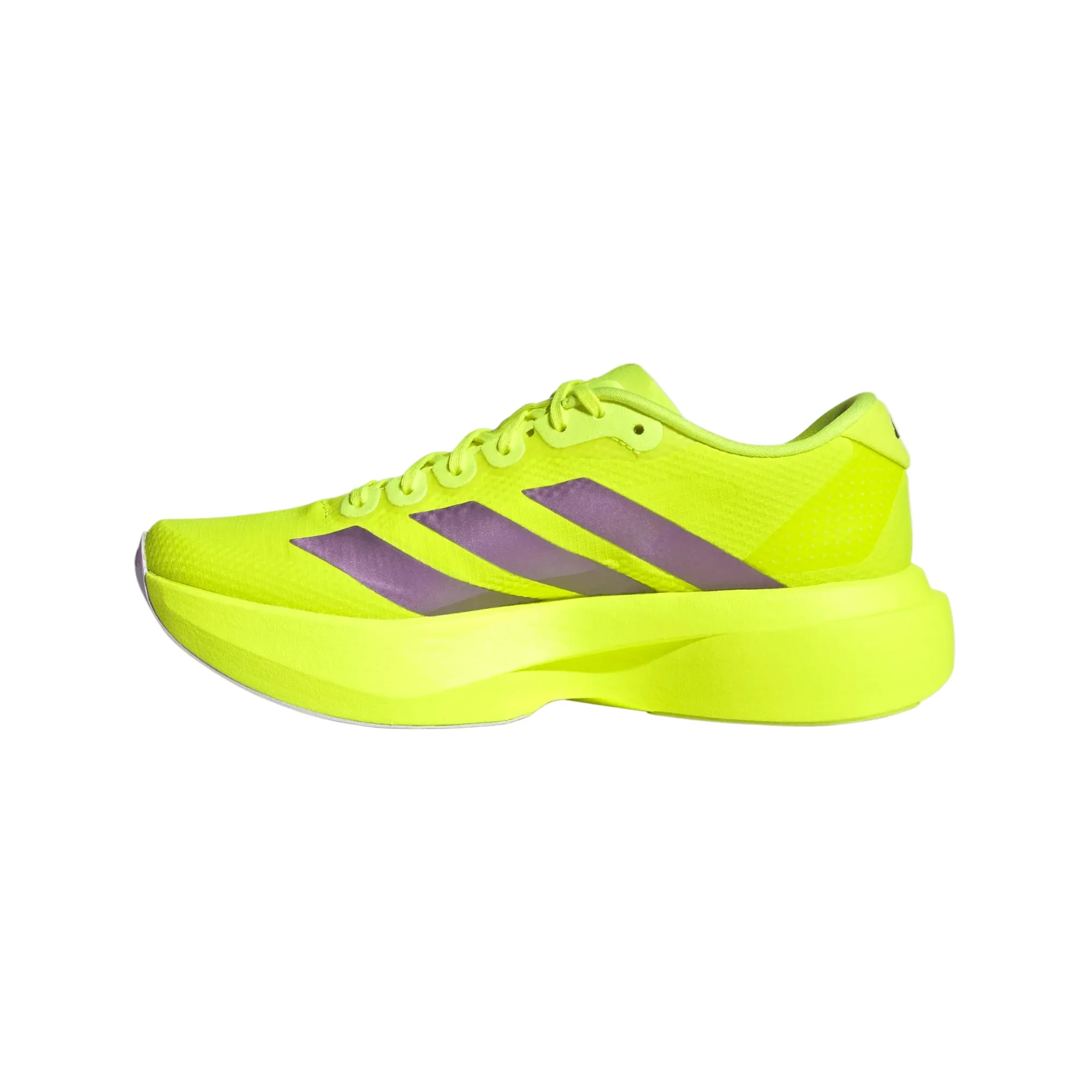 Adidas Womens Adizero Evo SL Woven - Solar Yellow/Aurora Plum/Powder Plum - Neutral - SS26 - Image 3