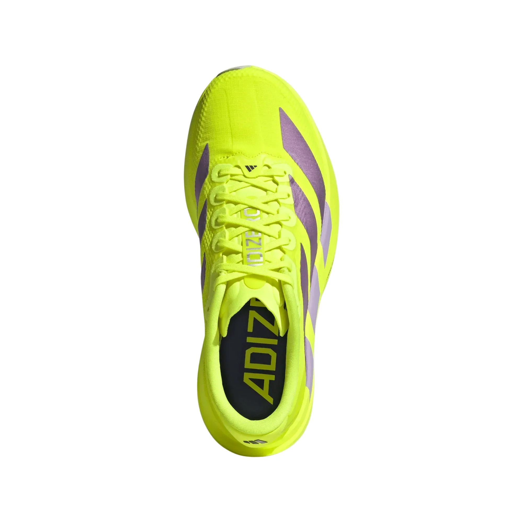 Adidas Womens Adizero Evo SL Woven - Solar Yellow/Aurora Plum/Powder Plum - Neutral - SS26 - Image 4
