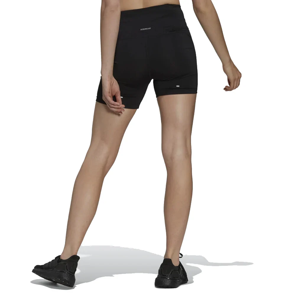 Adidas Womens Own The Run Short Tights - Black - Image 3