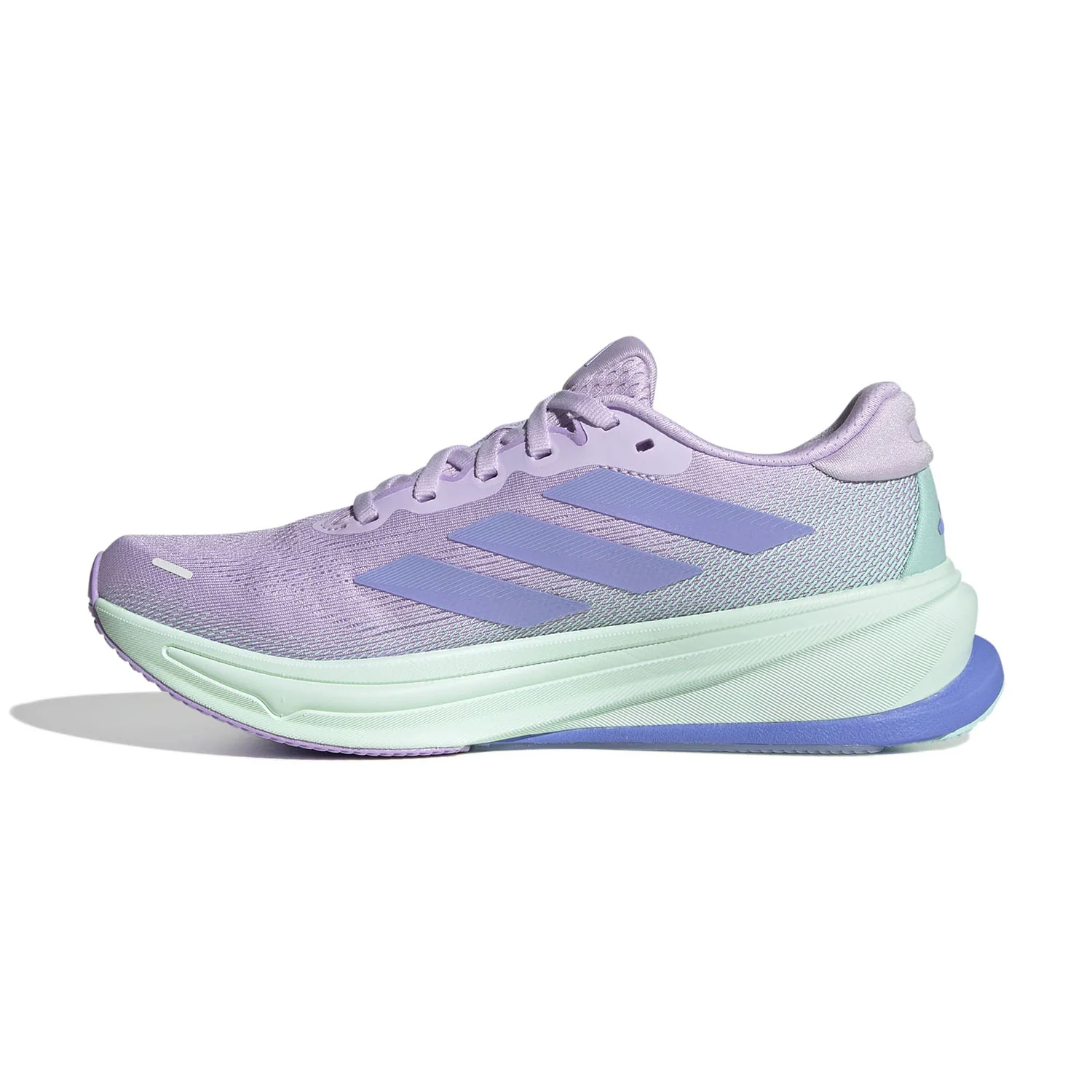 Adidas Womens Supernova Rise 2 - Ice Lavender/Blue Spark/Powder Plum - Neutral - AW25 - Image 4