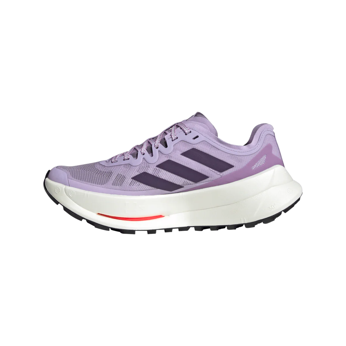 Adidas Womens Terrex Agravic Speed Ultra - Powder Plum/Aurora Plum/Lucid Red - Trail - AW25 - Image 9