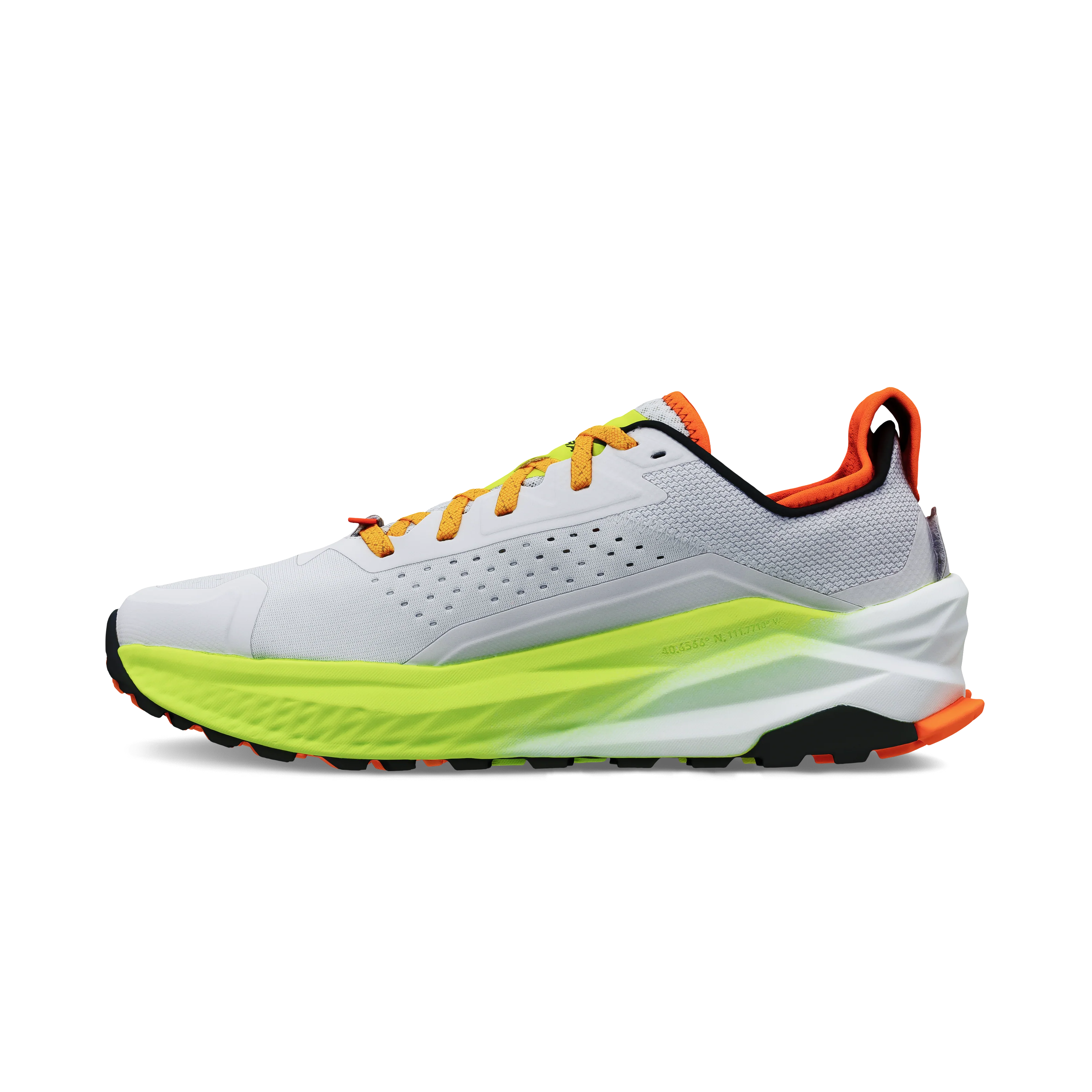 Altra Mens Olympus 6 - Gray/Lime - Trail - SS26 - Image 3