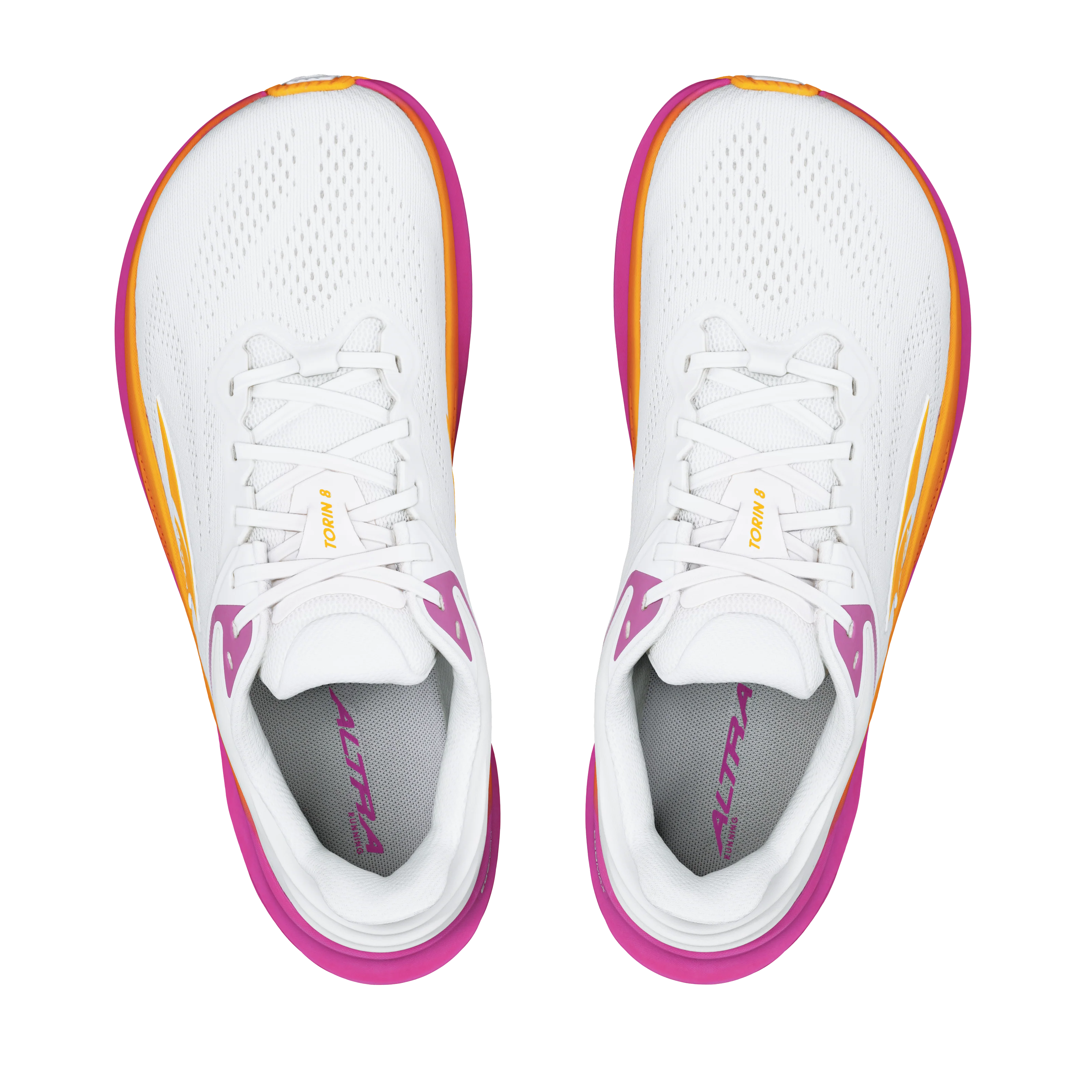Altra Womens Torin 8 - White/Orange - Neutral - SS26 - Image 4