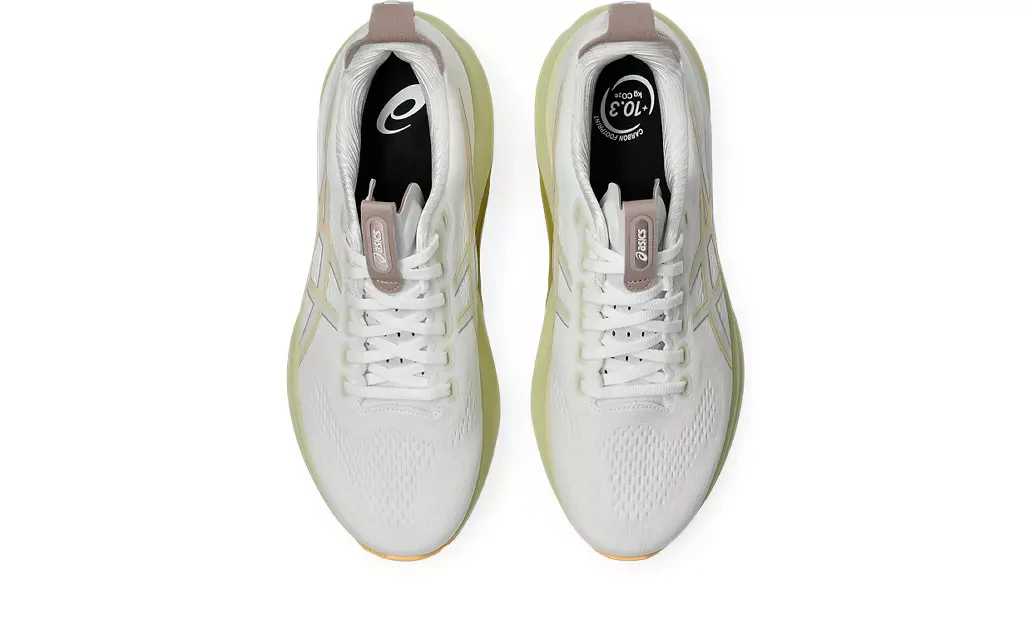 Asics Mens Gel Kayano 32 - White/Orange Glow - Stability - AW25 - Image 4