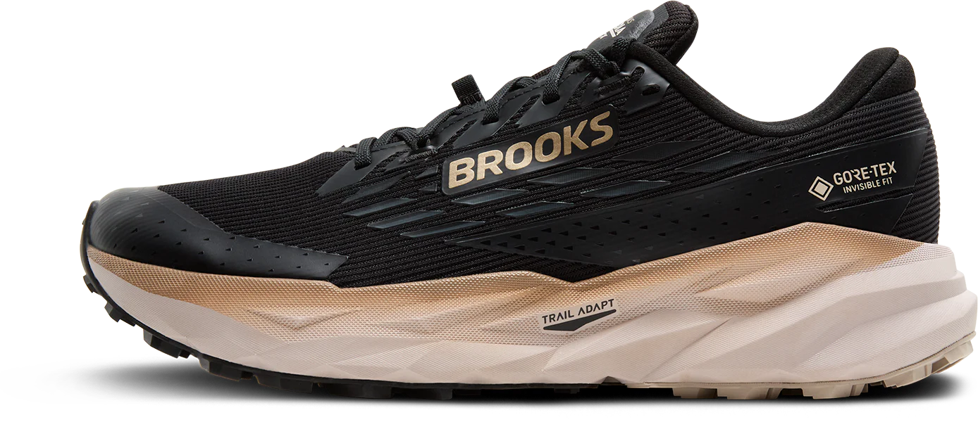 Brooks Mens Cascadia 19 GTX - Black/Ebony/Chateau Gray - Trail - AW25 - Image 3