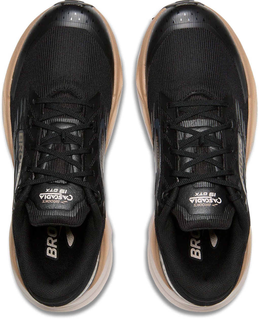 Brooks Mens Cascadia 19 GTX - Black/Ebony/Chateau Gray - Trail - AW25 - Image 4