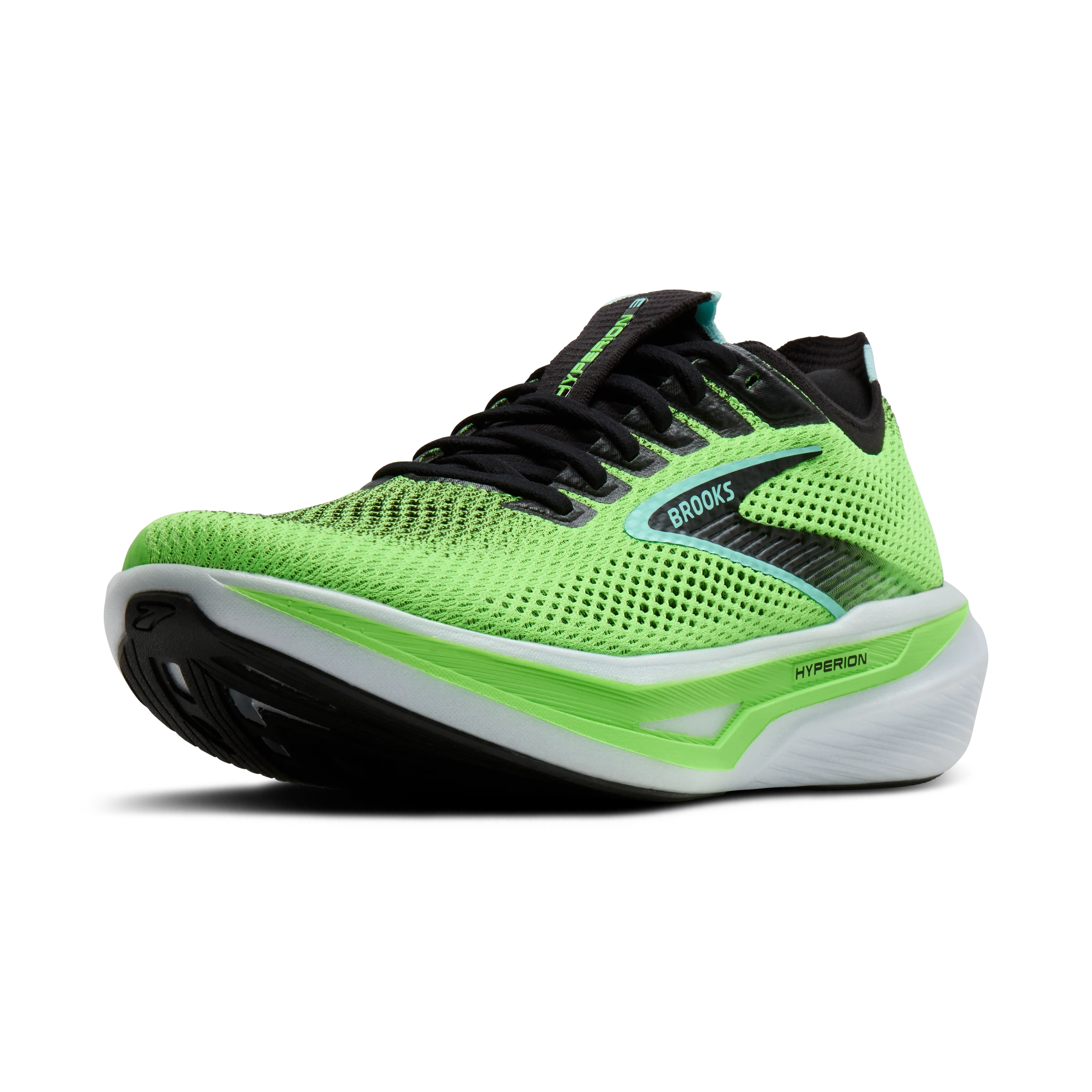 Brooks Mens Hyperion 3 - Green Gecko/Black/Blue - Neutral - SS26 - Image 8