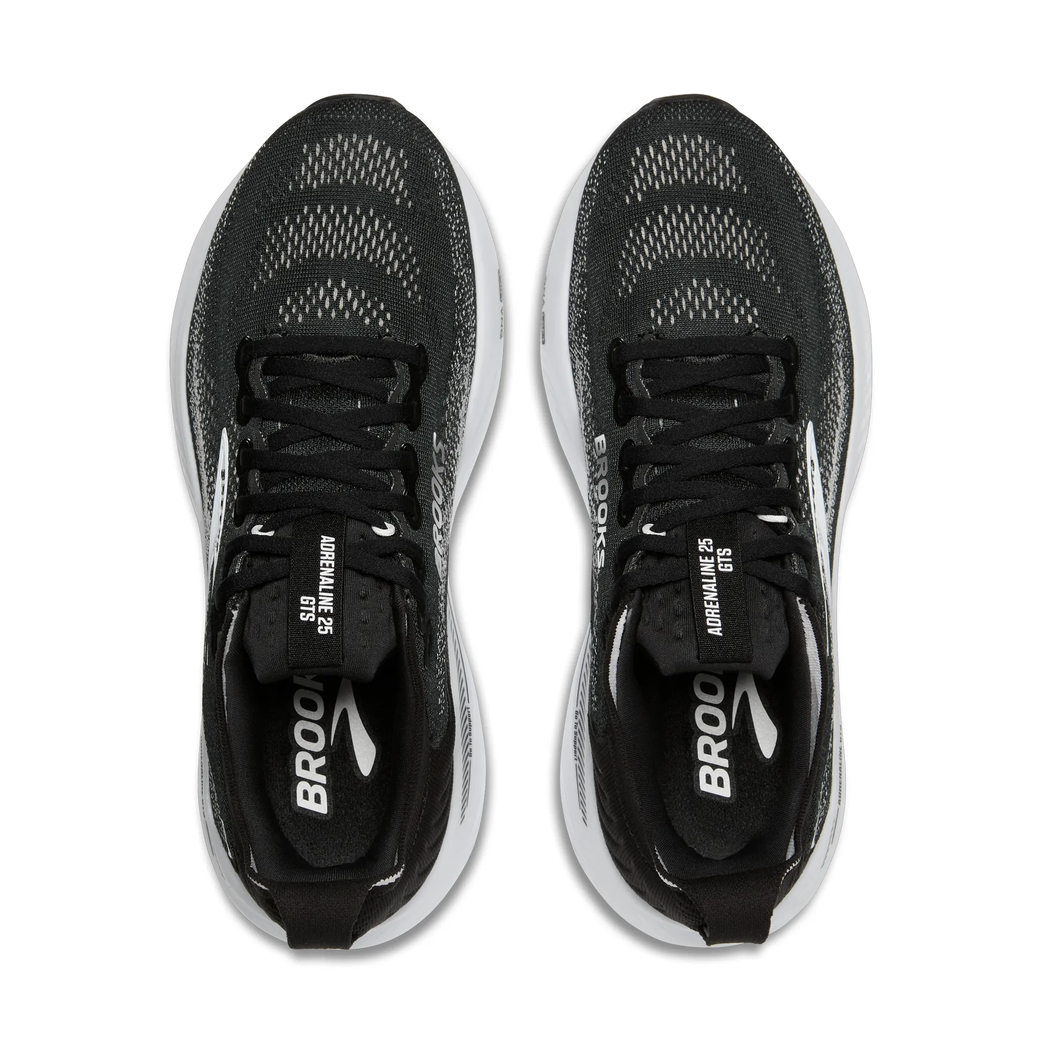 Brooks Womens Adrenaline GTS 25 - Black/Grey/White - Stability - SS26 - Image 3