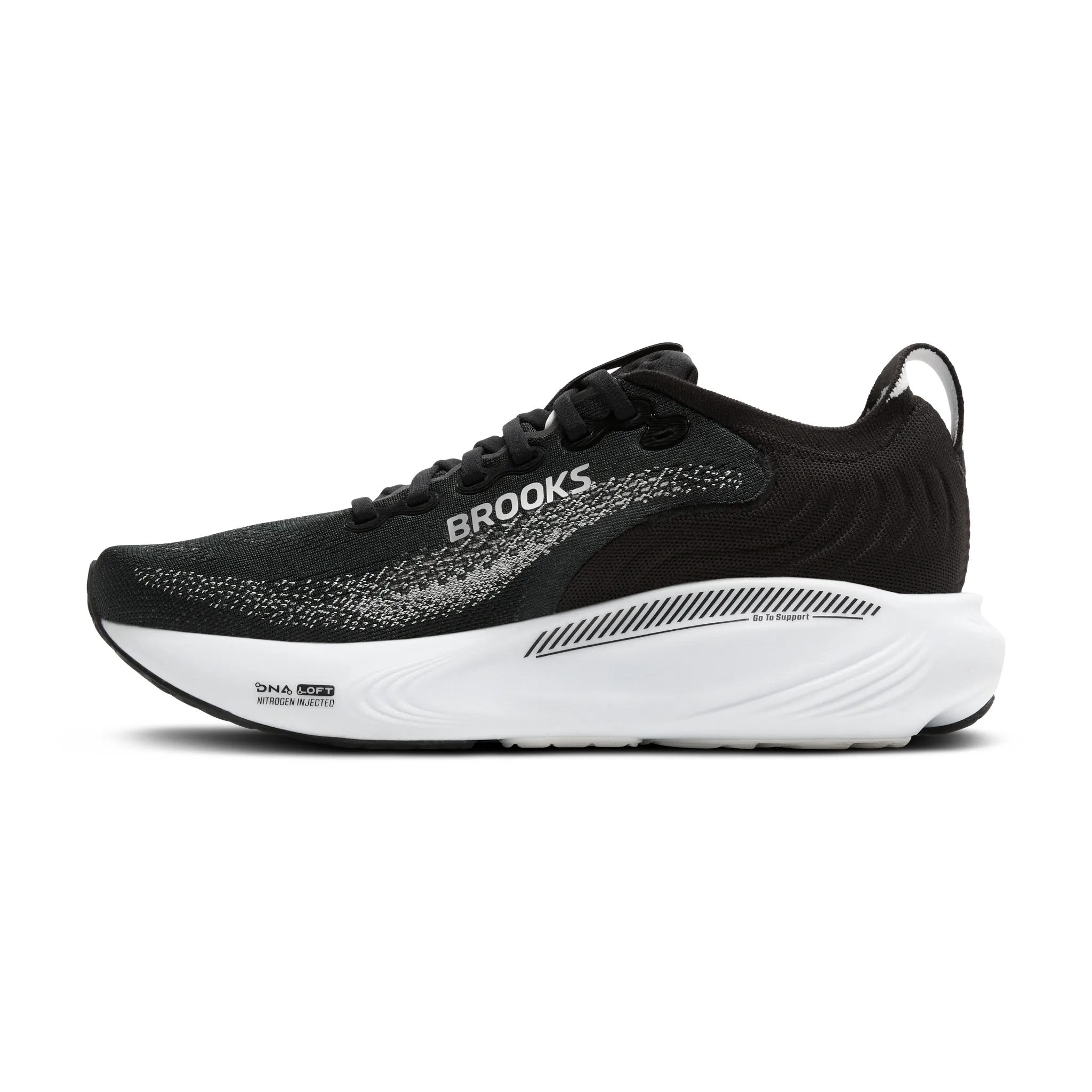 Brooks Womens Adrenaline GTS 25 - Black/Grey/White - Stability - SS26 - Image 4