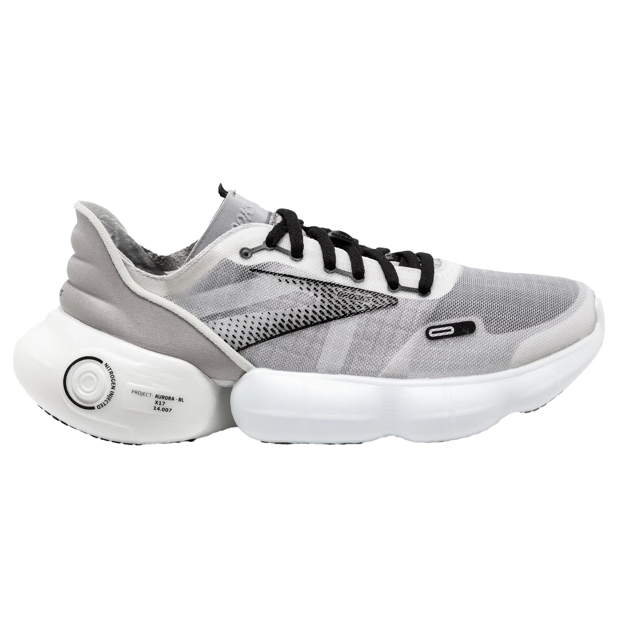 Brooks Womens Aurora-BL - White/Alloy/Black - Neutral