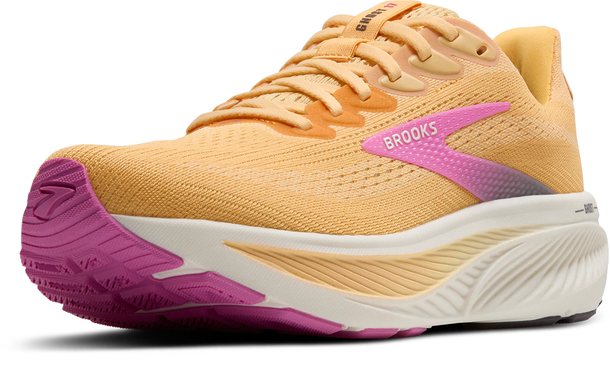 Brooks Womens Ghost 17 - Apricot/Grey/Pink - Neutral - AW25 - Image 5