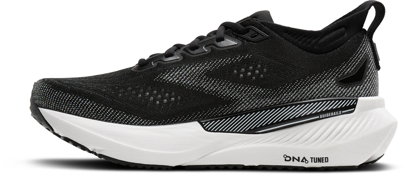 Brooks Womens Glycerin GTS 23 Wide - D Width - Black/Grey/White - Stability - SS26 - Image 5