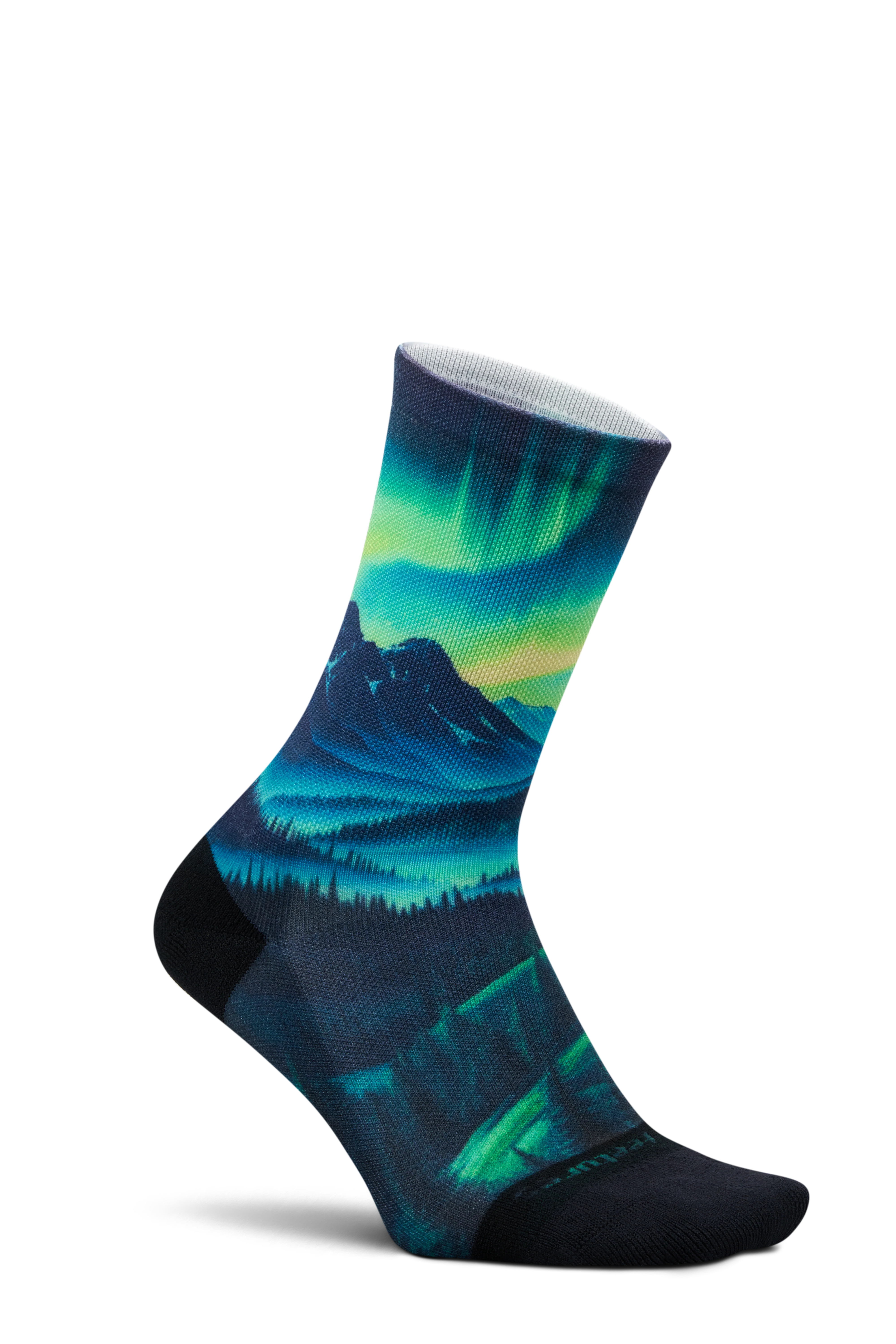 Feetures Elite Light Cushion Mini Crew - Landscape Ltd - Aurora Glow - SS26 - Image 5