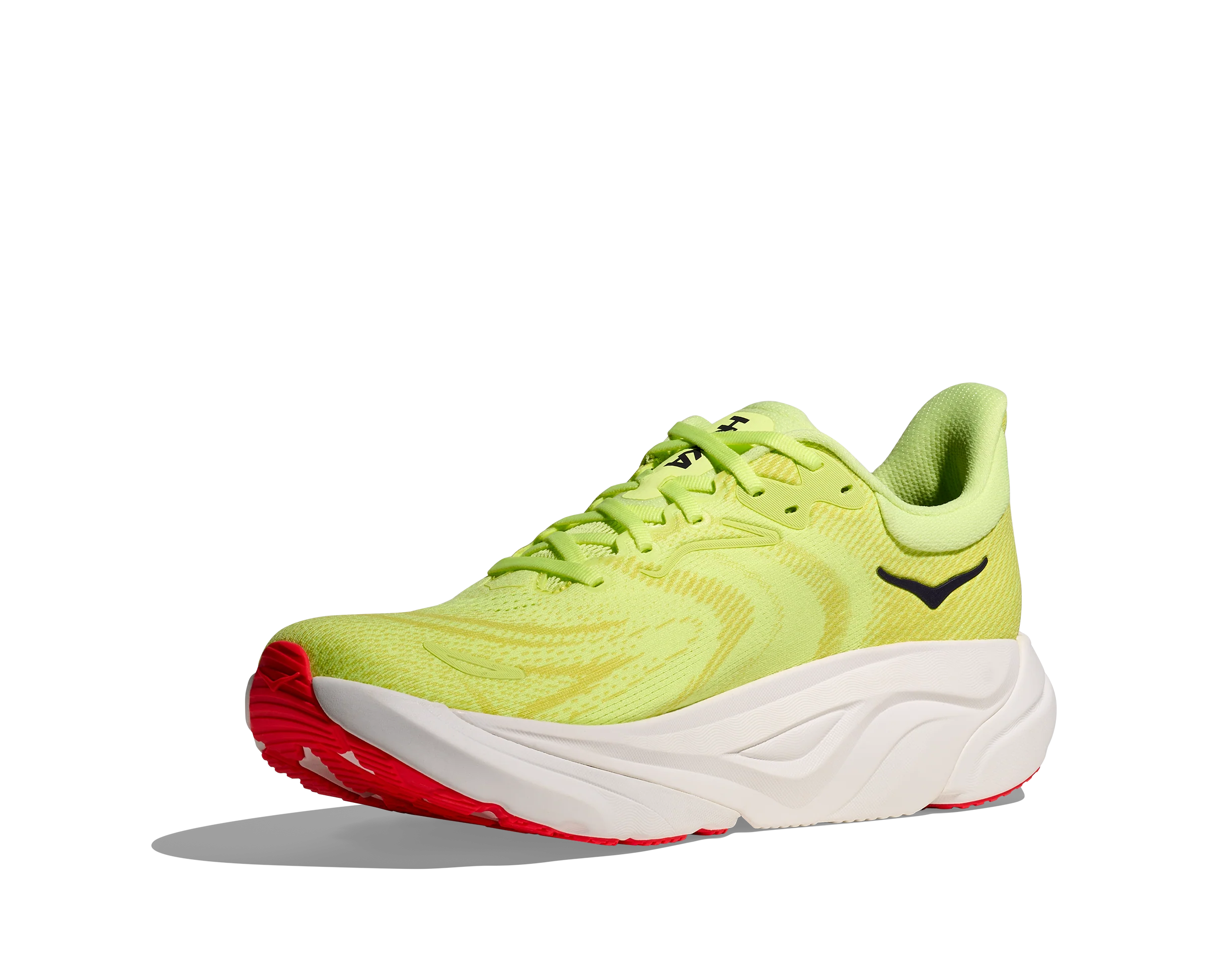Hoka Mens Arahi 8 Wide - 2E Width - Neon Yuzu/Neon Flame - Stability - SS26 - Image 4