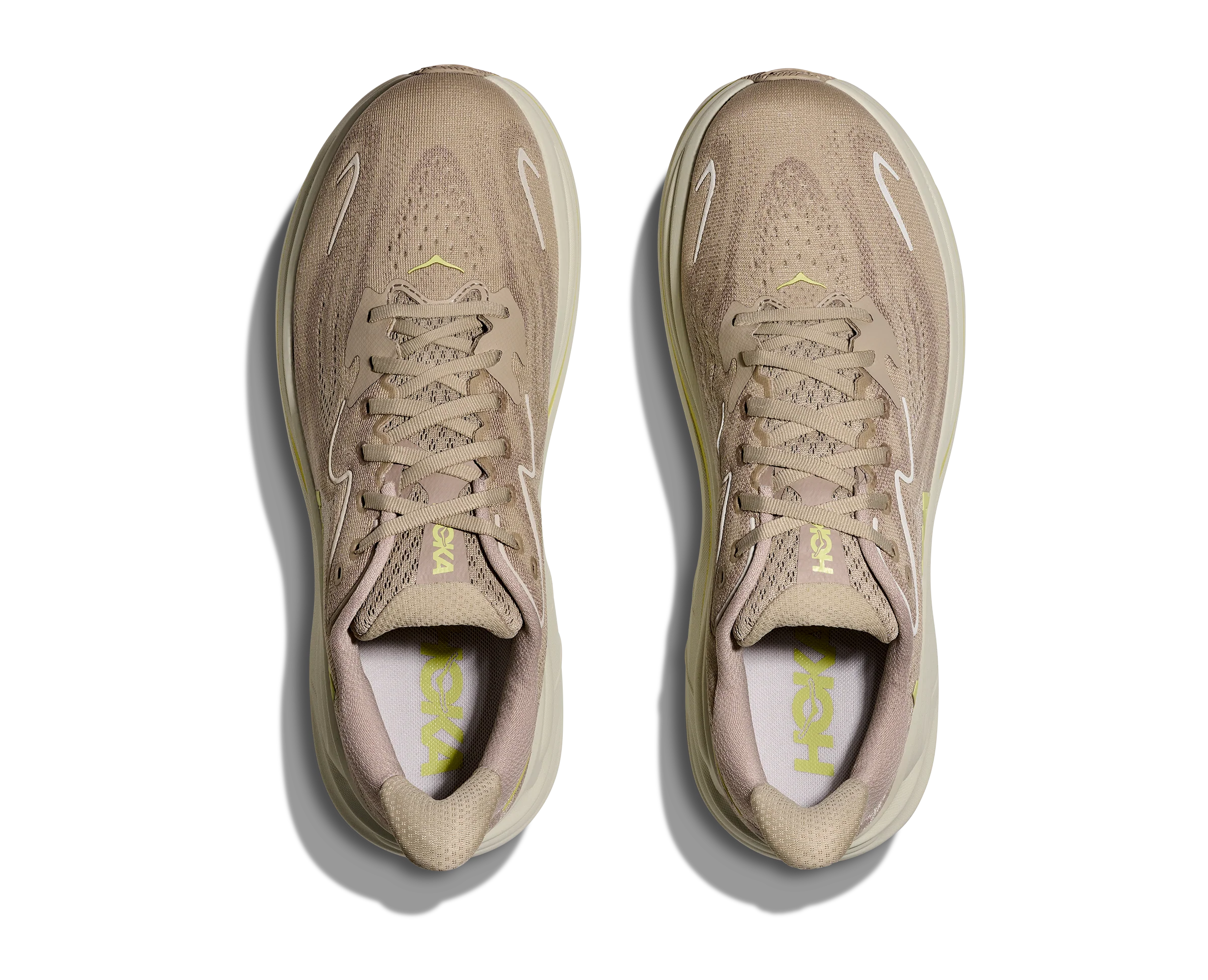 Hoka Mens Clifton 10 - Raw Linen/Stone - Neutral - AW25 - Image 4