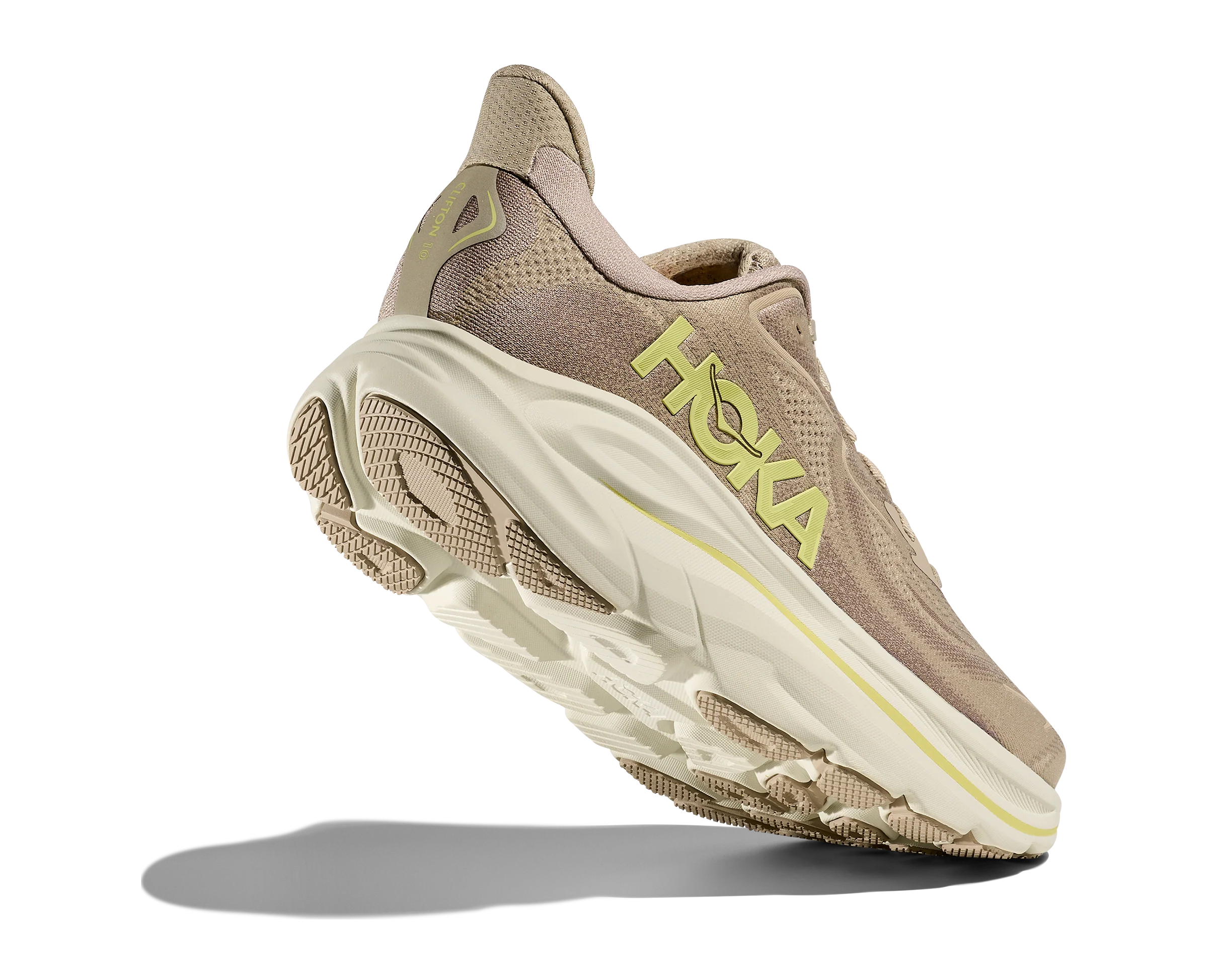 Hoka Mens Clifton 10 - Raw Linen/Stone - Neutral - AW25 - Image 7