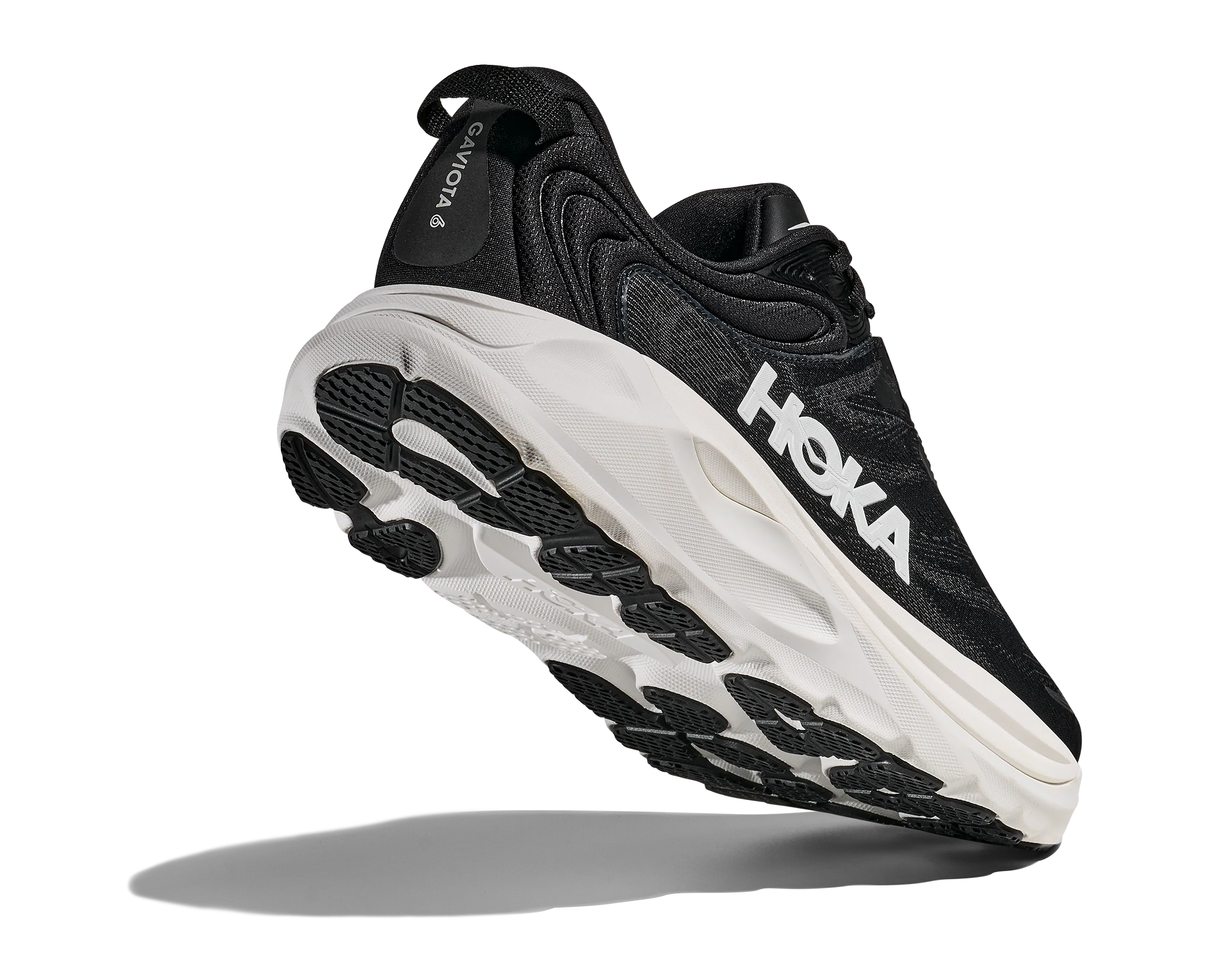 Hoka Mens Gaviota 6 - Black/White - Stability - SS26 - Image 5