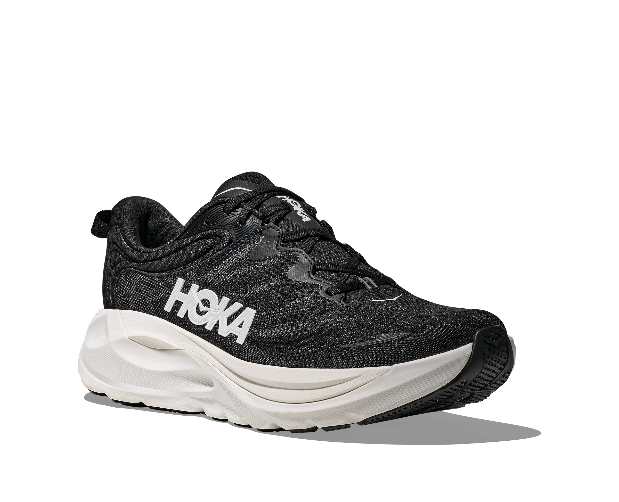 Hoka Mens Gaviota 6 - Black/White - Stability - SS26 - Image 7