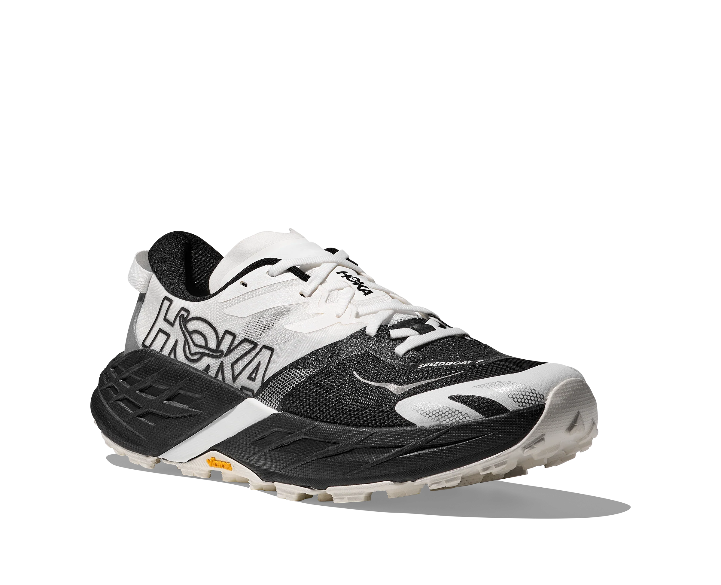 Hoka Mens Speedgoat 7 - Black/White - Trail - SS26 - Image 7