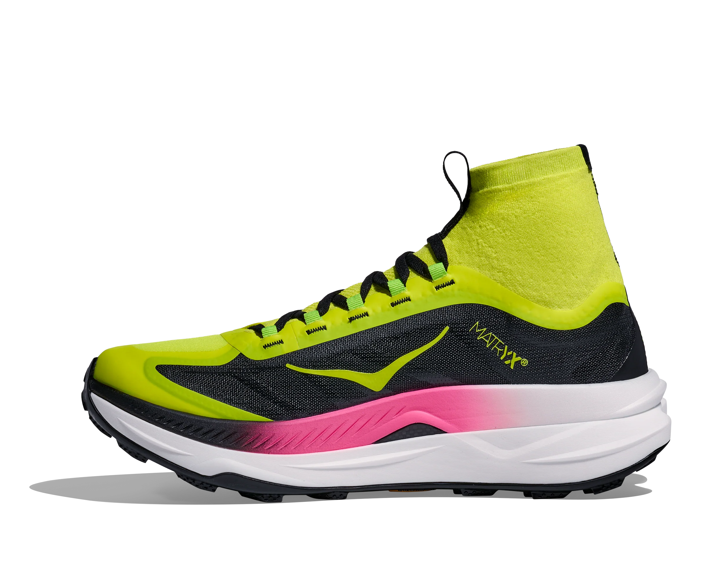Hoka Mens Tecton X 3 - Neon Hoka Citrus/Black - Trail - AW25 - Image 8