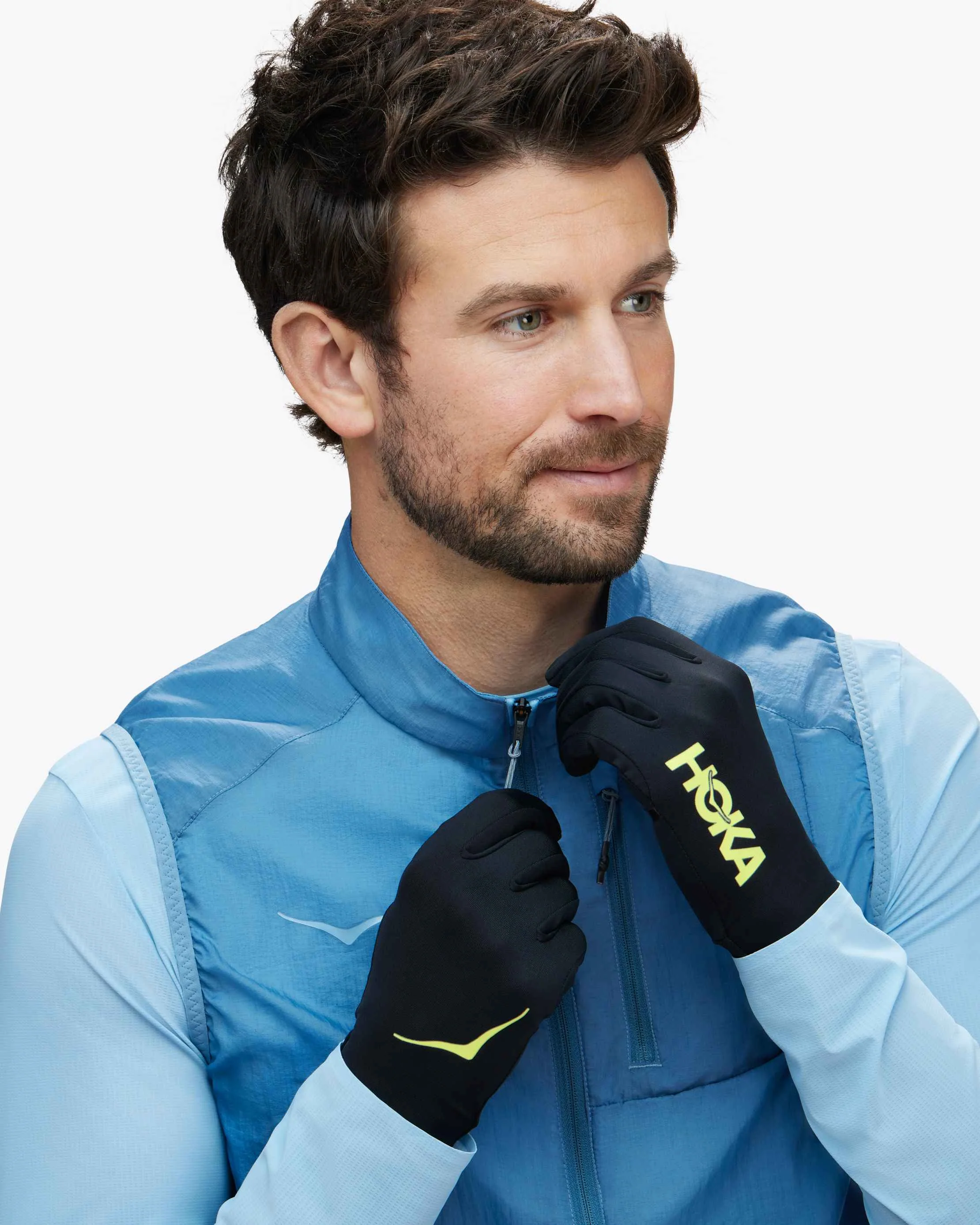 Hoka Unisex Airolite Run Gloves - Black - Image 3