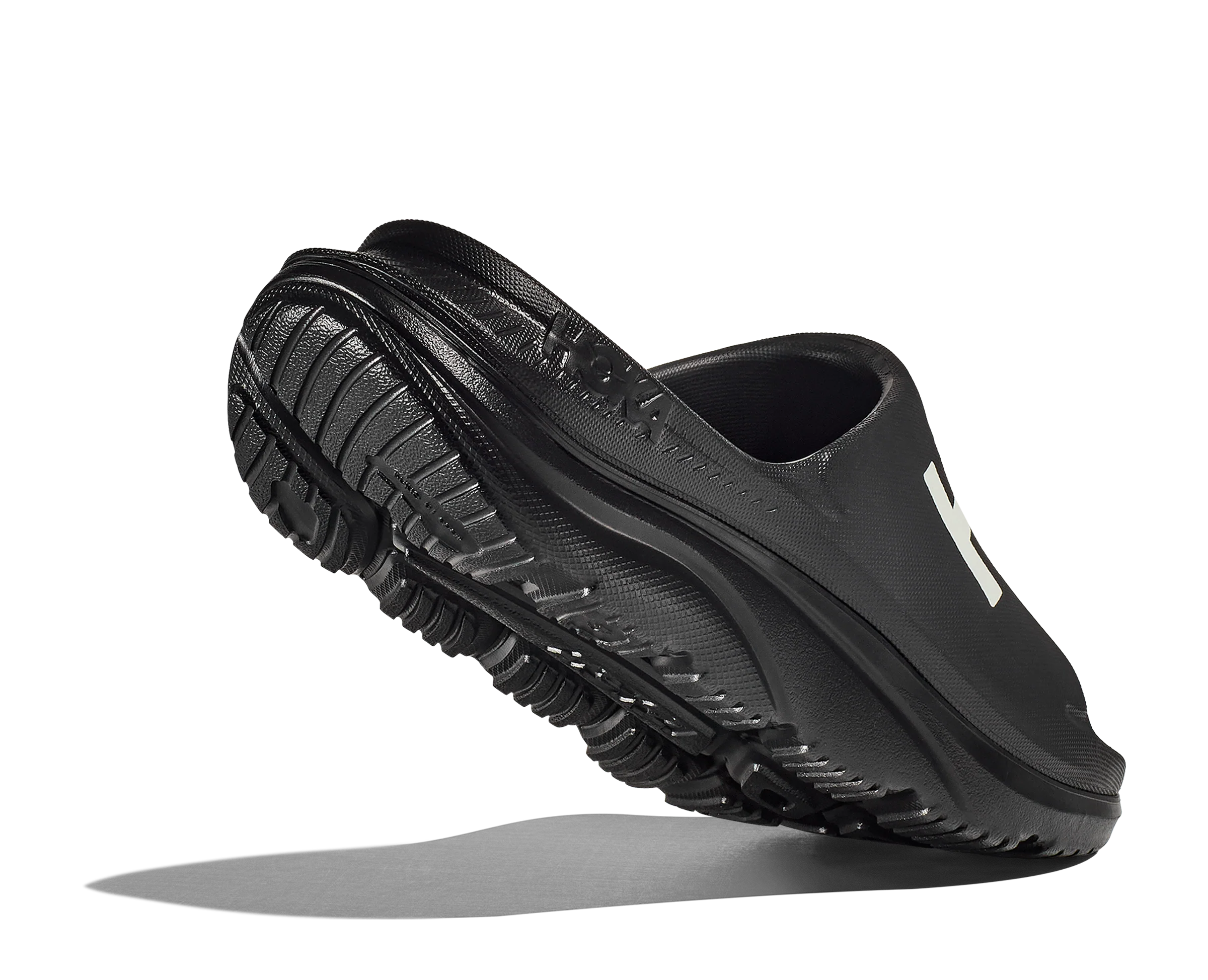 Hoka Unisex Ora Athletic Slide - Black/White - Image 3