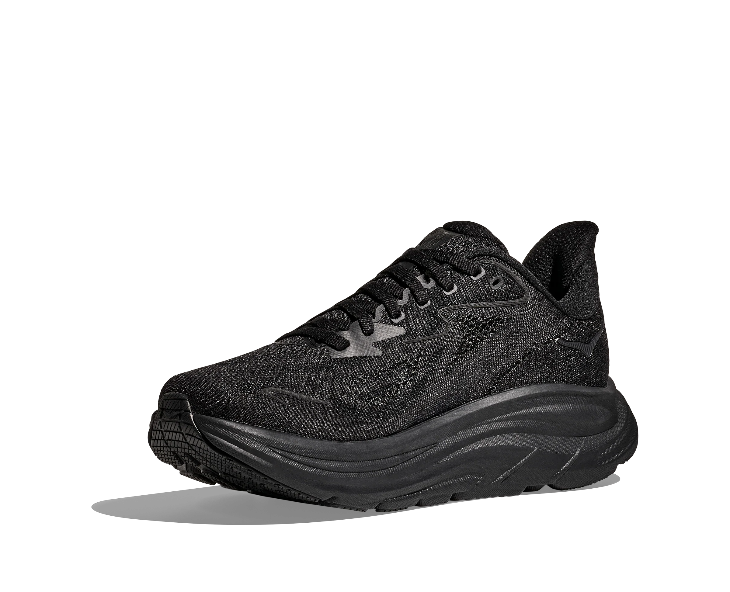 Hoka Womens Clifton 10 - Black/Black - Neutral - SS25 - Image 4
