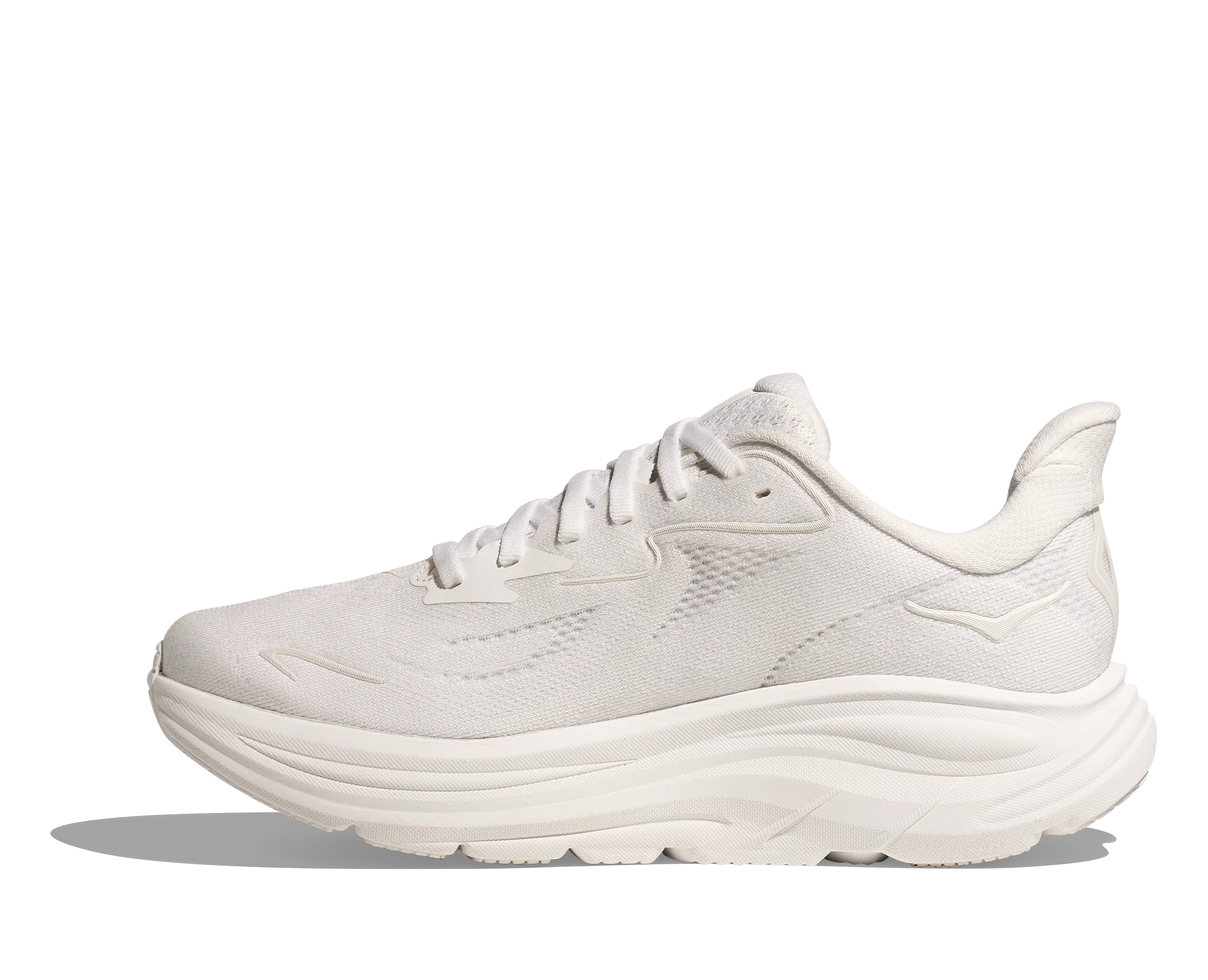 Hoka Womens Clifton 10 - White/White - Neutral - SS25 - Image 8