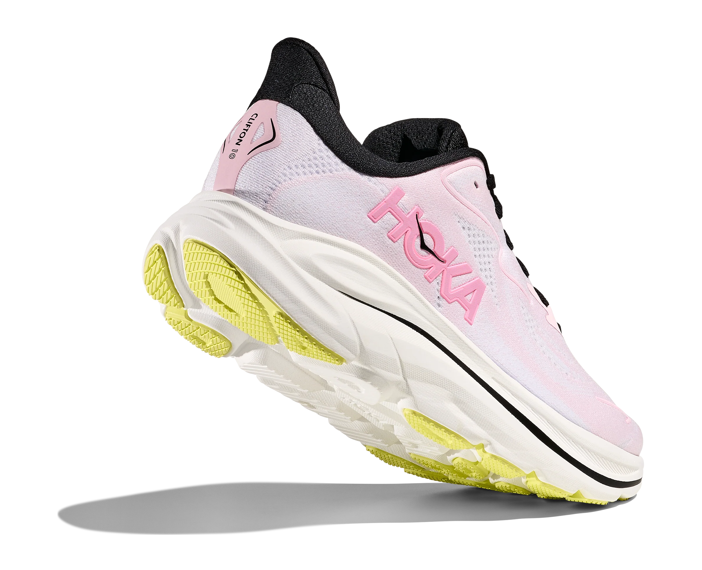 Hoka Womens Clifton 10 Wide - D Width - Carnation/Starlight Glow - Neutral - SS25 - Image 6