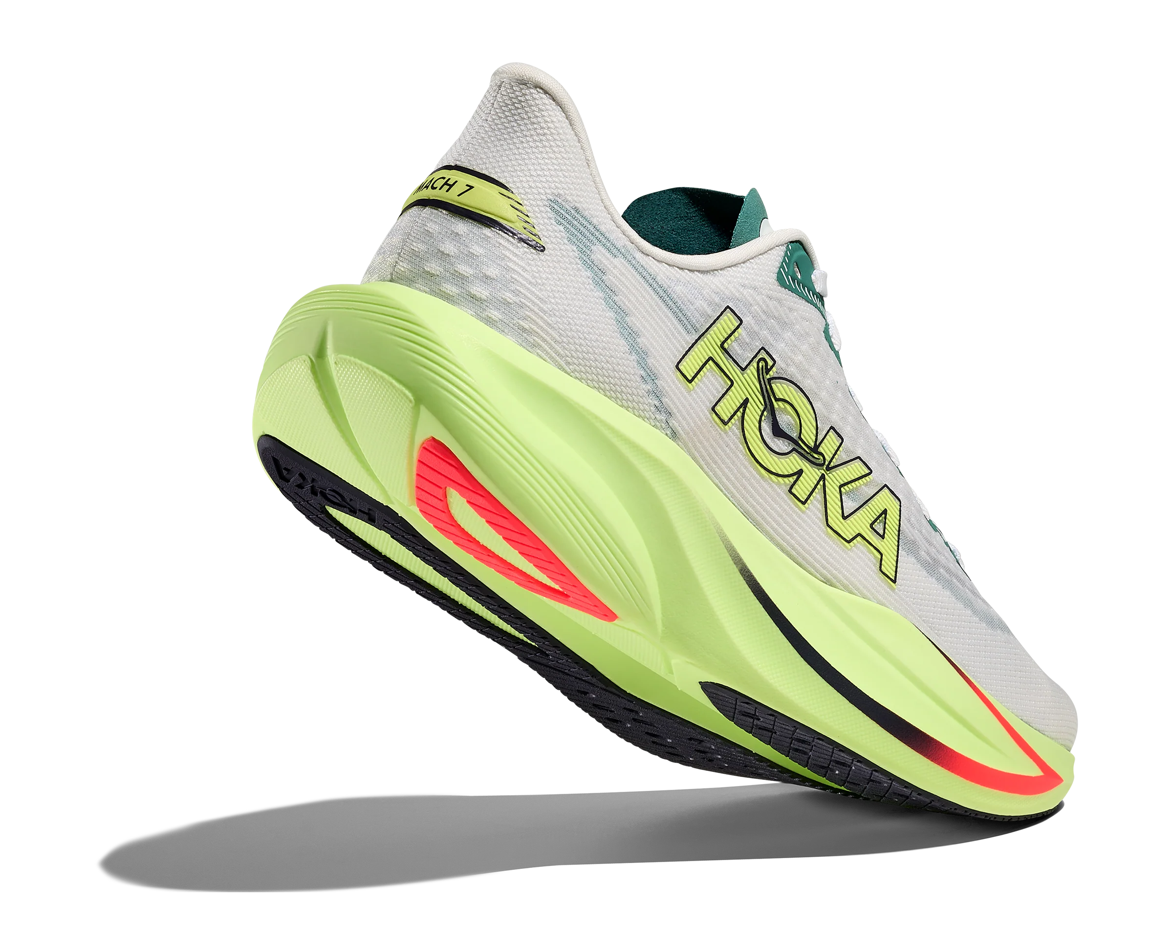Hoka Womens Mach 7 - Frost/Neon Yuzu - Neutral - SS26 - Image 5