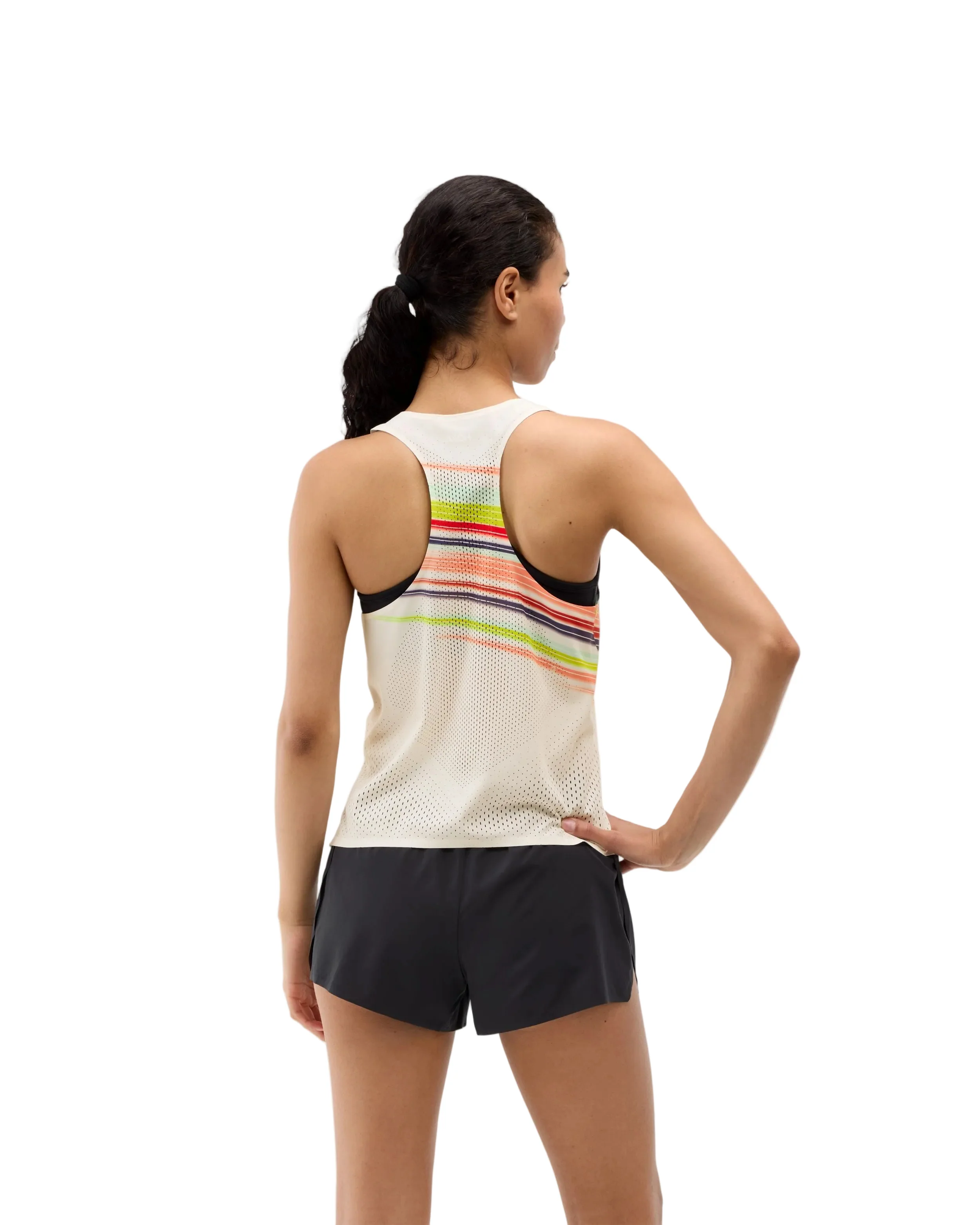 Hoka Womens Race Day Singlet - Alabaster Flare - SS26 - Image 6