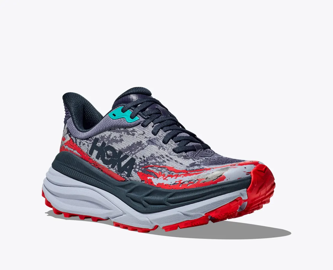 Hoka Womens Stinson 7 - Anchor/Gull - Trail - Image 7