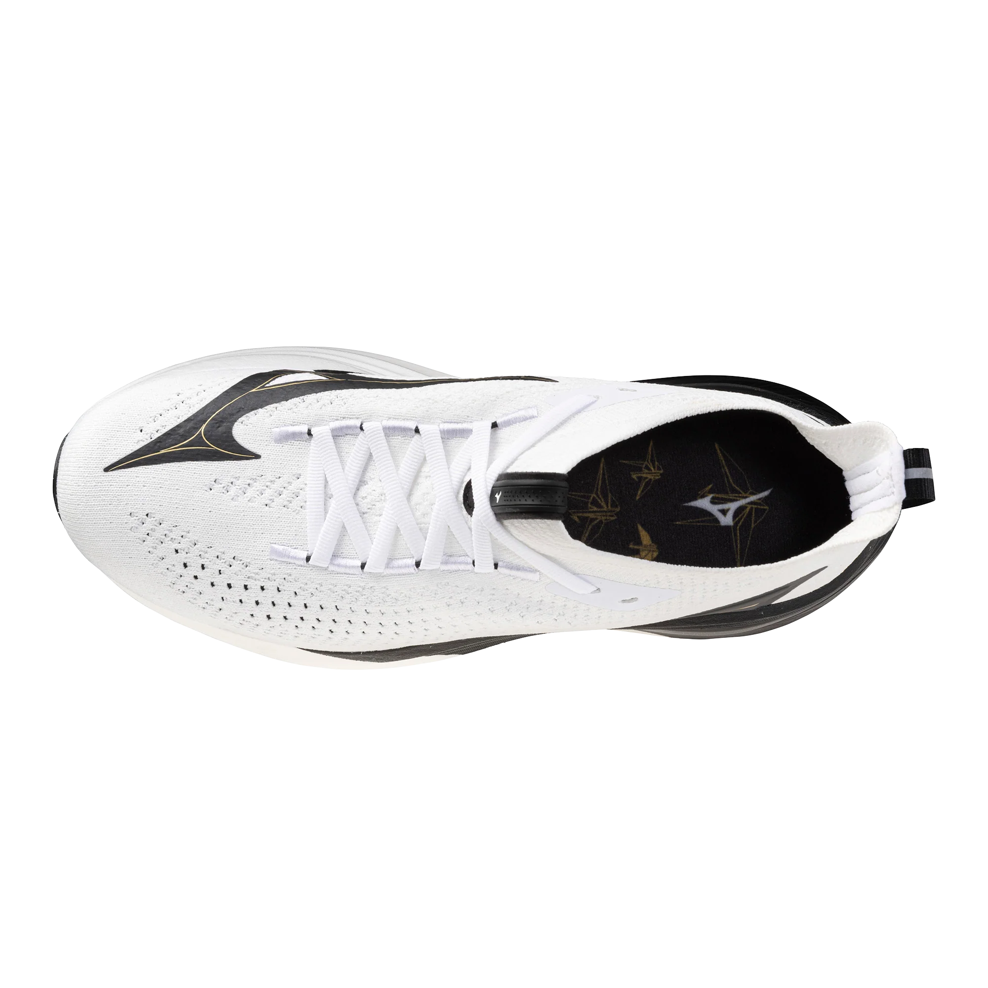 Mizuno Unisex Neo Vista 2 Origami - White/Black/Gold - Neutral - SS26 - Image 3