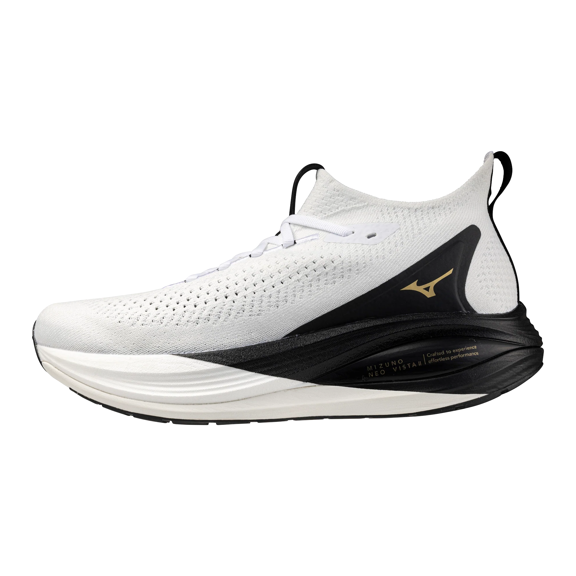 Mizuno Unisex Neo Vista 2 Origami - White/Black/Gold - Neutral - SS26 - Image 5
