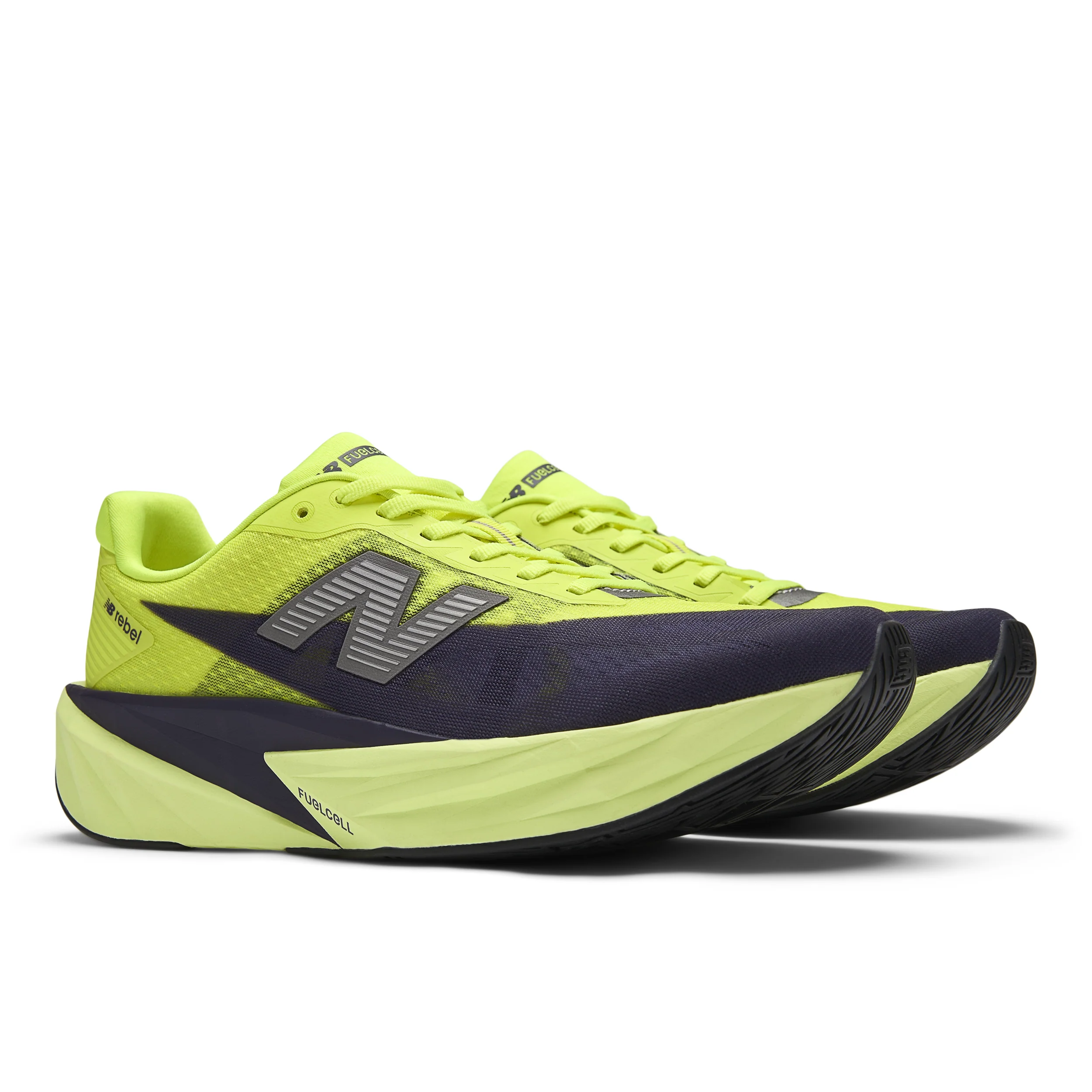 New Balance Mens FuelCell Rebel V5 Wide - 2E Width - Alkaline Green/Boysenberry/Dark Silver Metallic - Neutral - SS26 - Image 7
