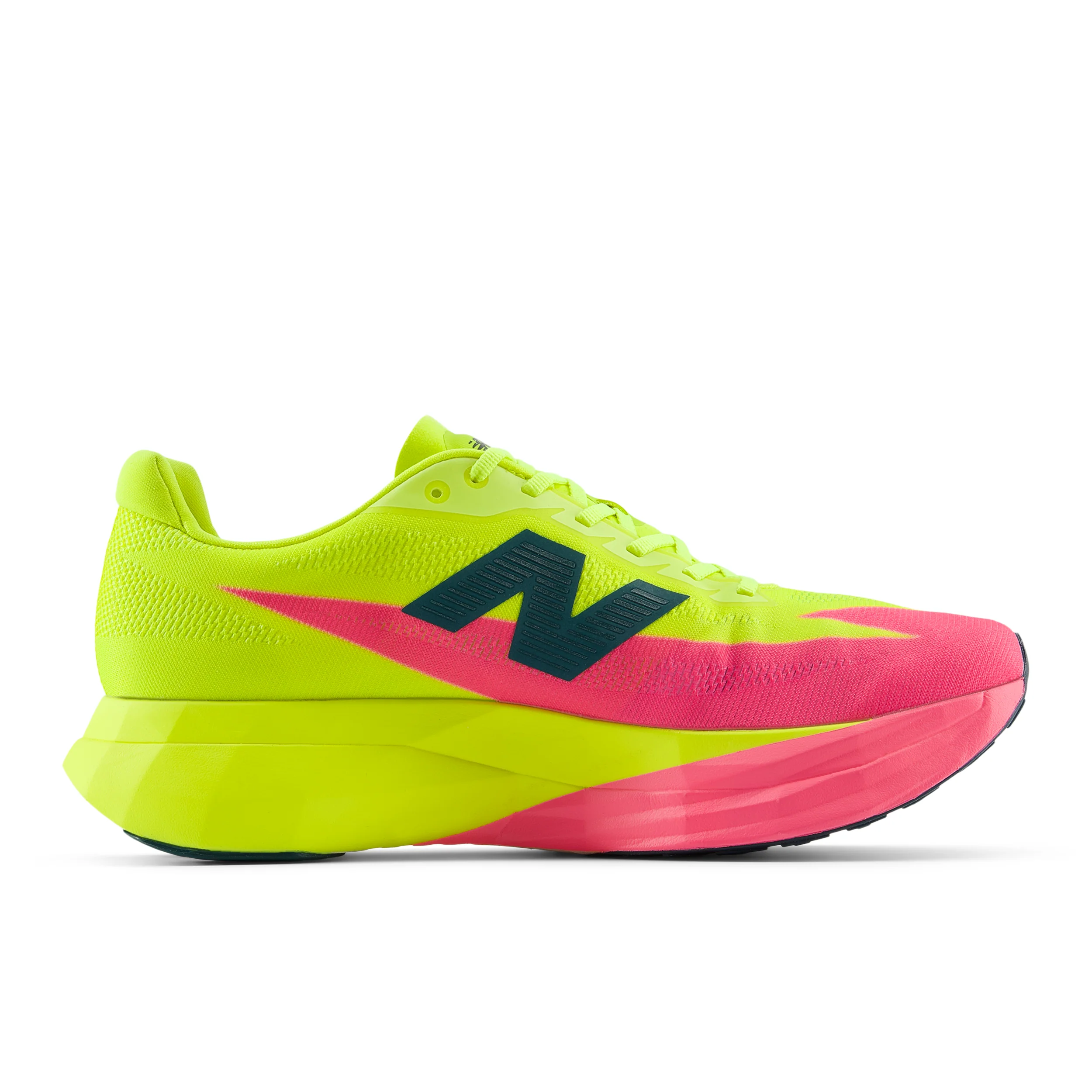 New Balance Mens FuelCell SuperComp Elite V5 London Edition Wide - 2E Width - Alkaline Green/Pink Heat - Neutral - SS26 - Image 3
