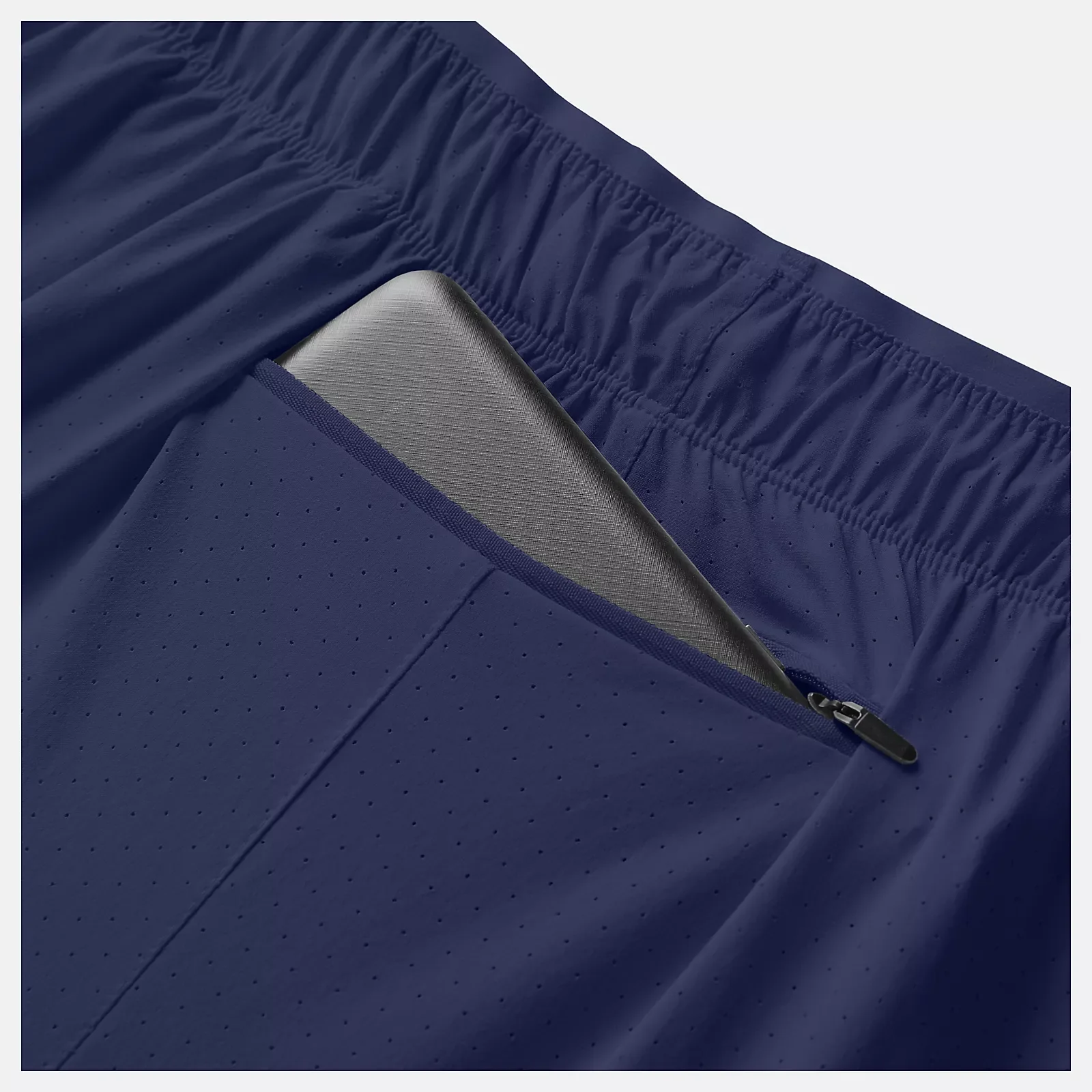 New Balance Mens RC Short 5" - NB Navy - Image 6