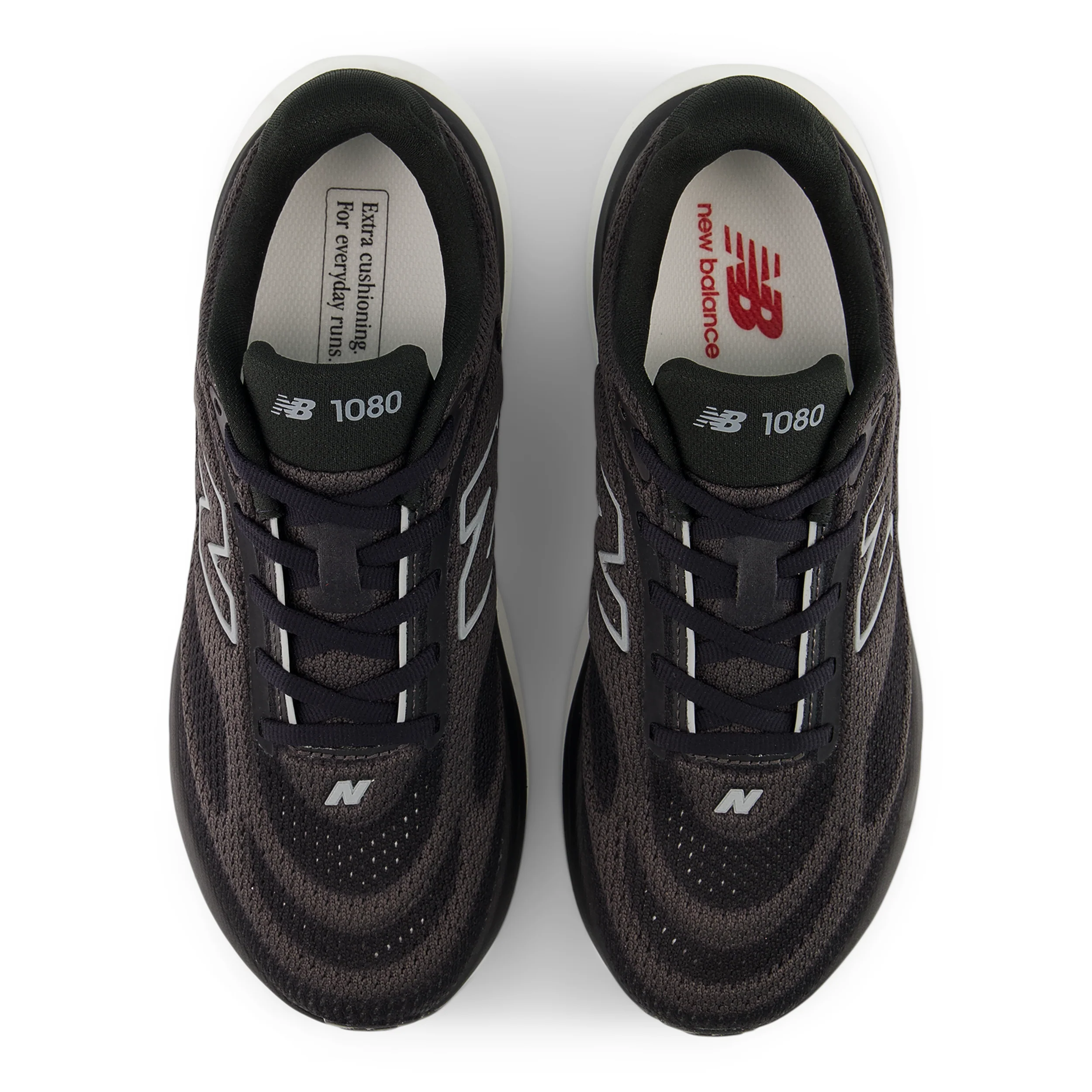 New Balance Womens 1080V15 - Black/Slate Grey - Neutral - SS26 - Image 3