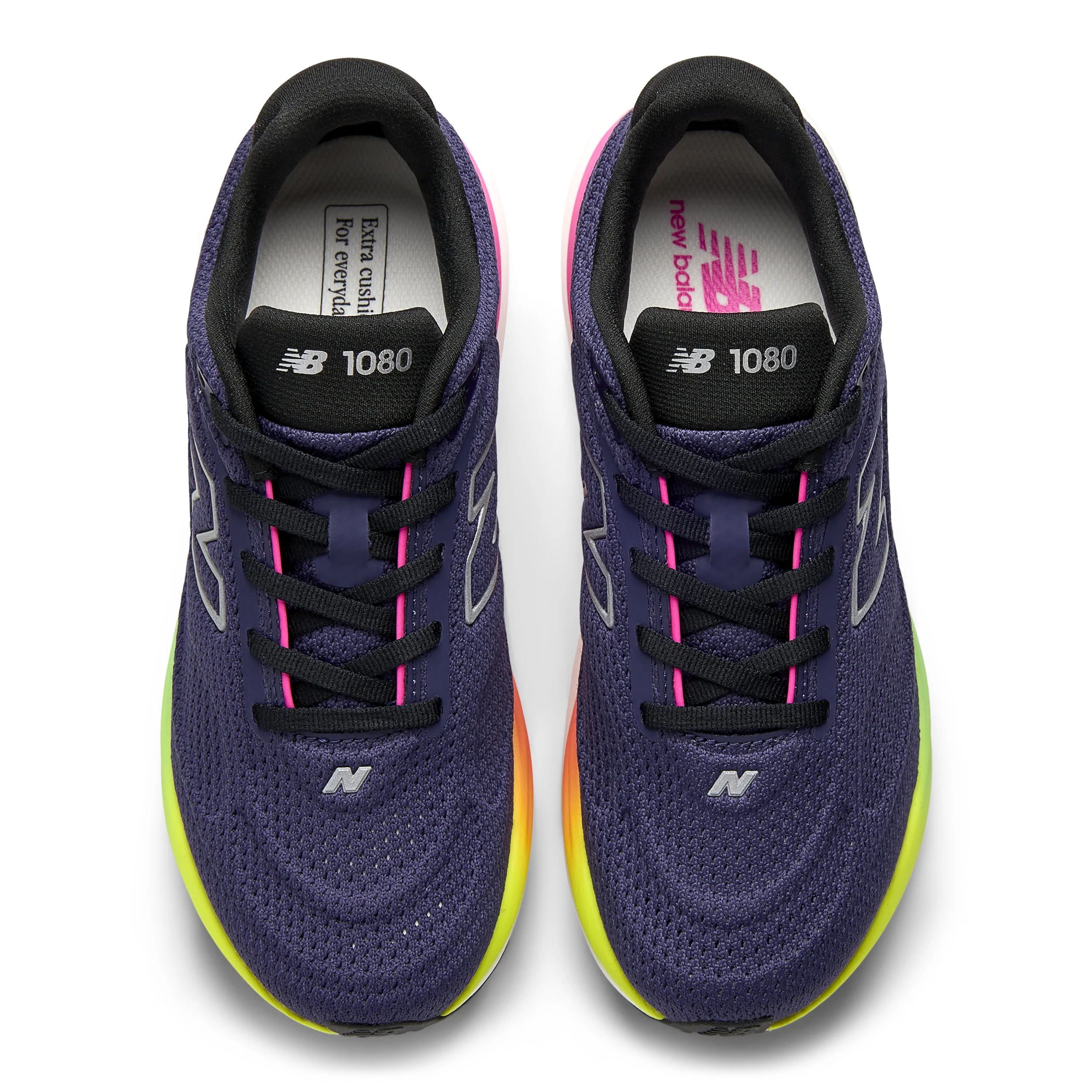 New Balance Womens 1080V15 - Boysenberry/Alkaline Green - Neutral - SS26 - Image 4