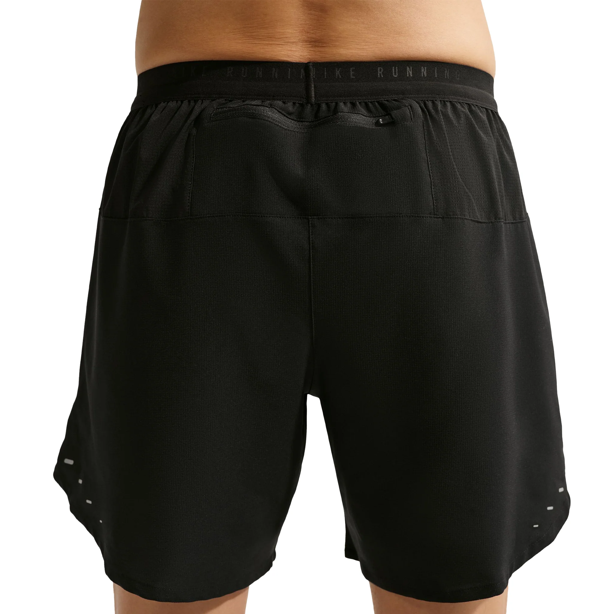 Nike Mens Dri-FIT 7" Brief-Lined Stride Short - Black/Reflective Silver - SP26 - Image 2