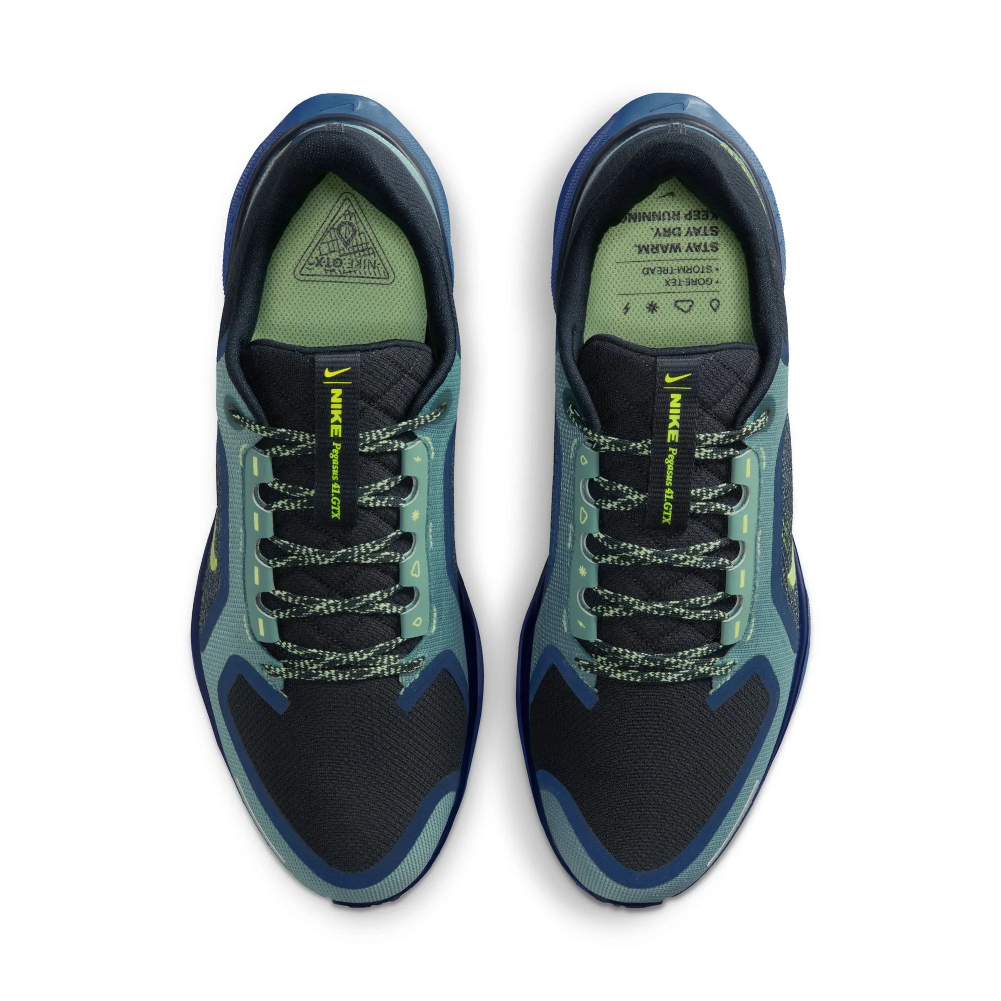 Nike Mens Pegasus 41 GTX - Cannon/Volt/Obsidian/Seaweed - Neutral - HO25 - Image 6