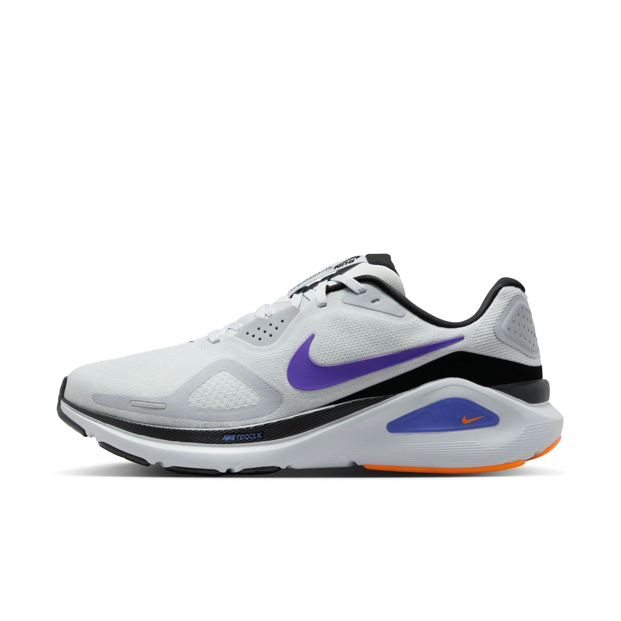 Nike Mens Structure 26 - Pure Platinum/Persian Violet/Wolf Grey - Stability - SU25 - Image 9