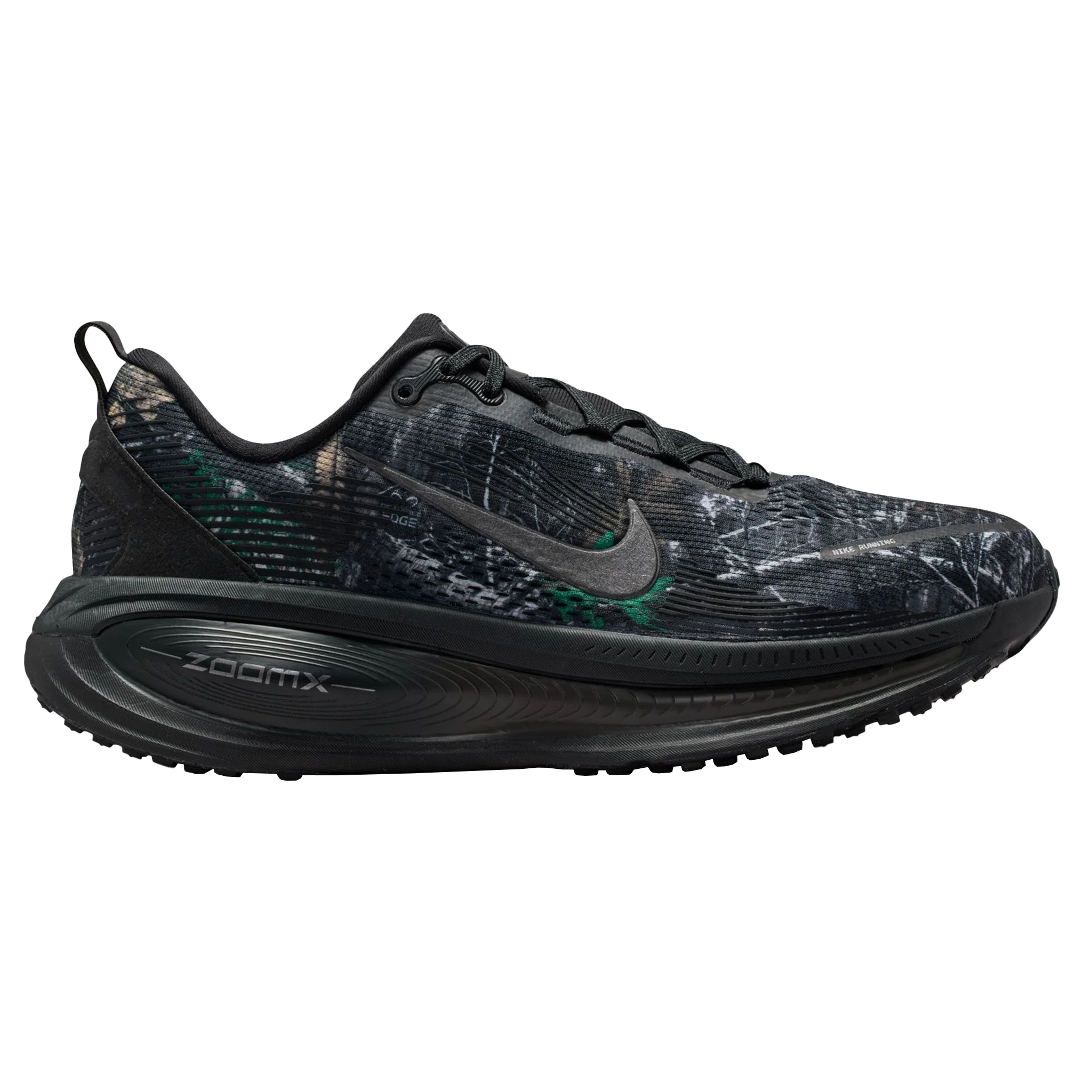 Nike Mens Vomero 18 Realtree® - Black/Metallic Dark Grey/Dark Smoke Grey - Neutral - SP26