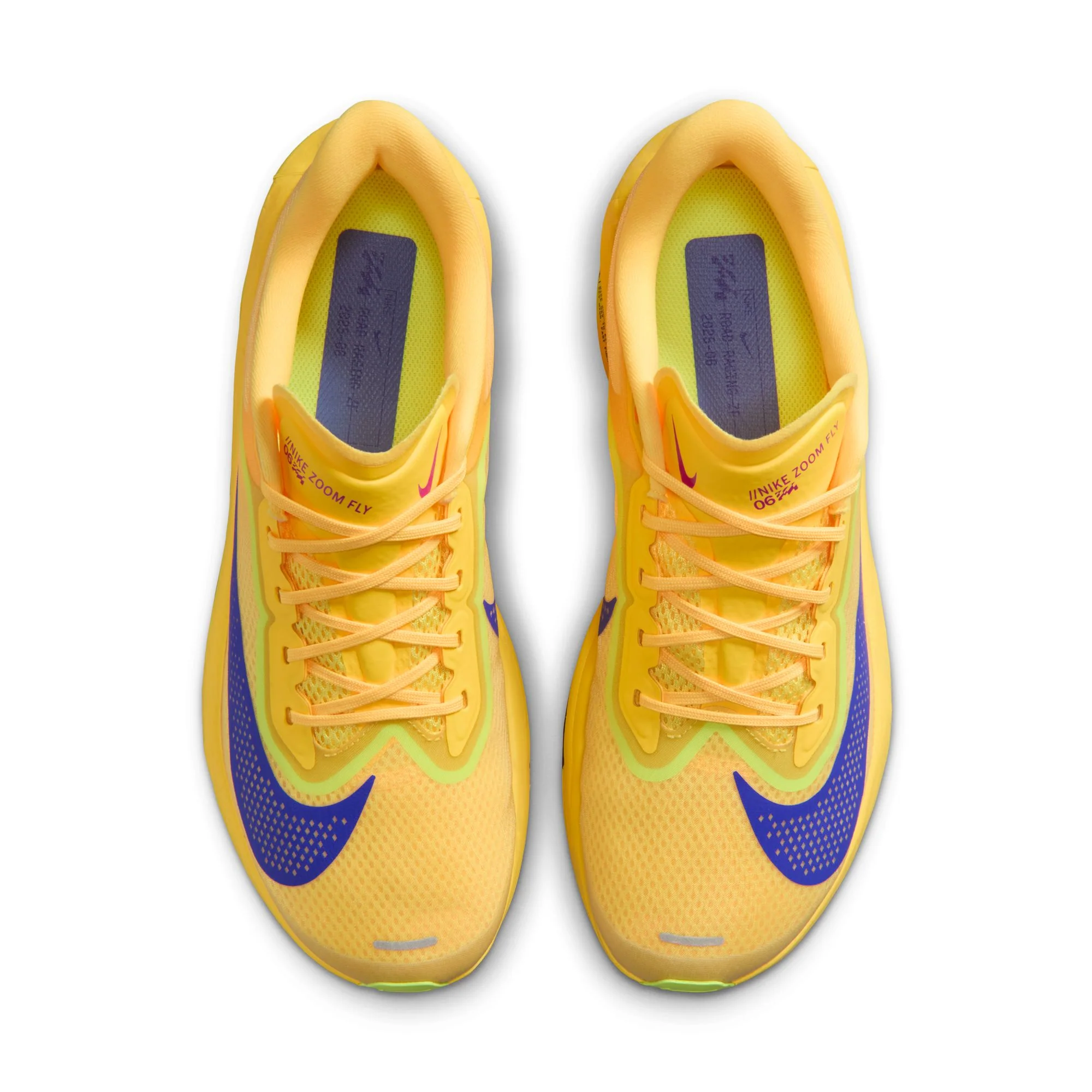 Nike Mens Zoom Fly 6 - Citron Pulse/Indigo Burst/Volt Ice - Neutral - SP26 - Image 6